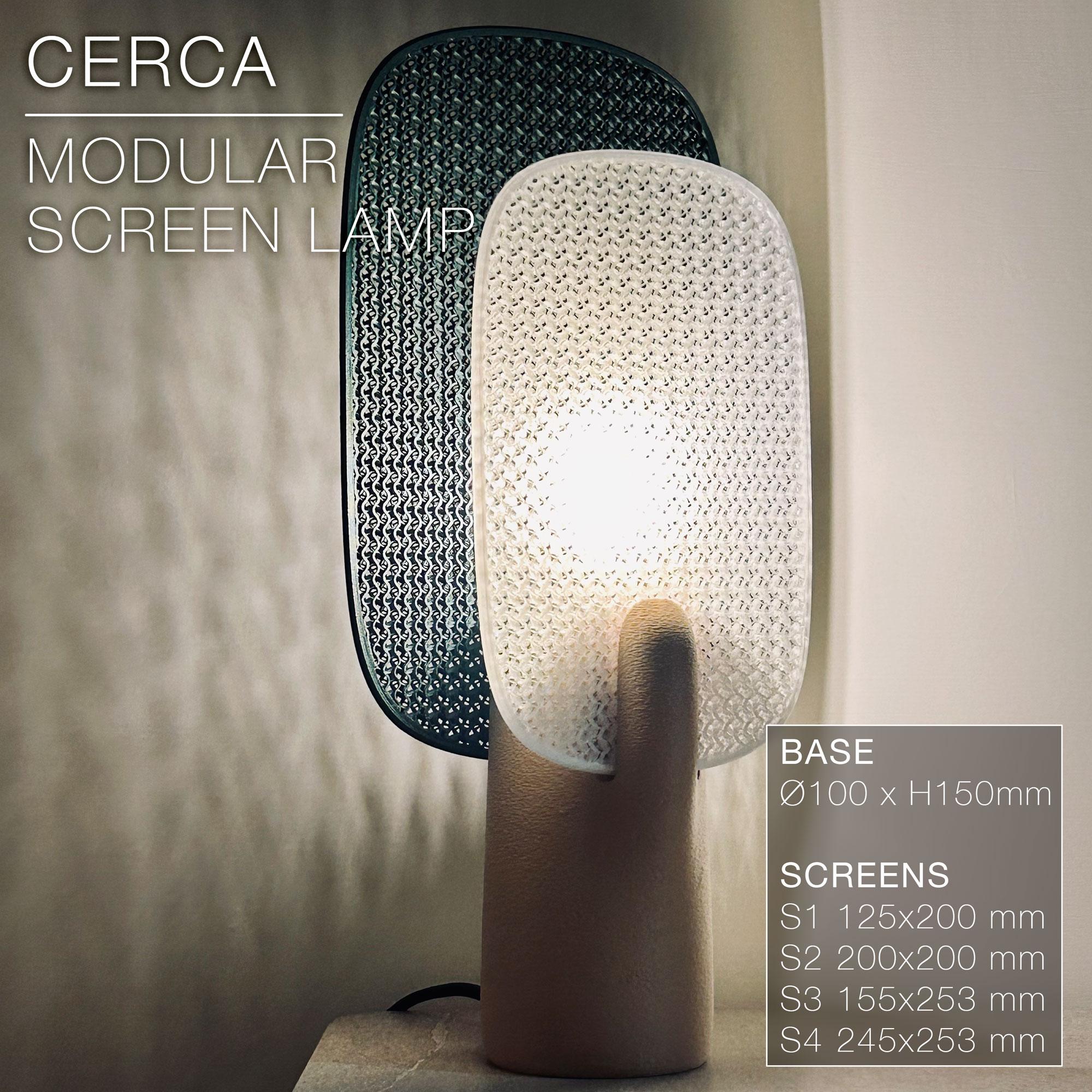 CERCA |  Modular Screen Table Lamp E14, E26, E27 3d model