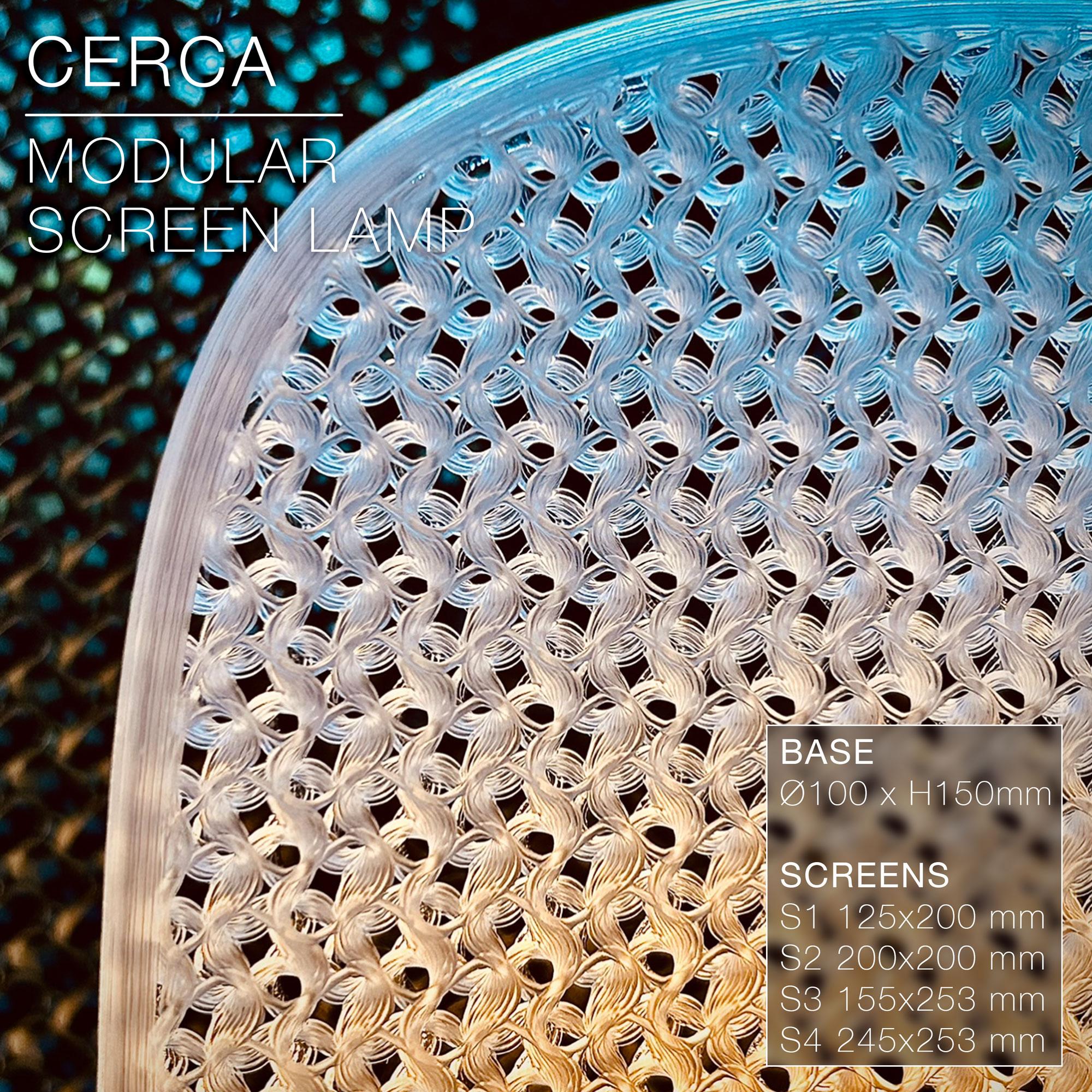 CERCA |  Modular Screen Table Lamp E14, E26, E27 3d model