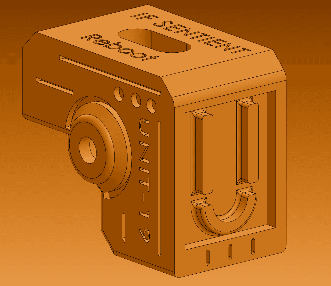 Unit-19 Robo Charger Mask 3d model