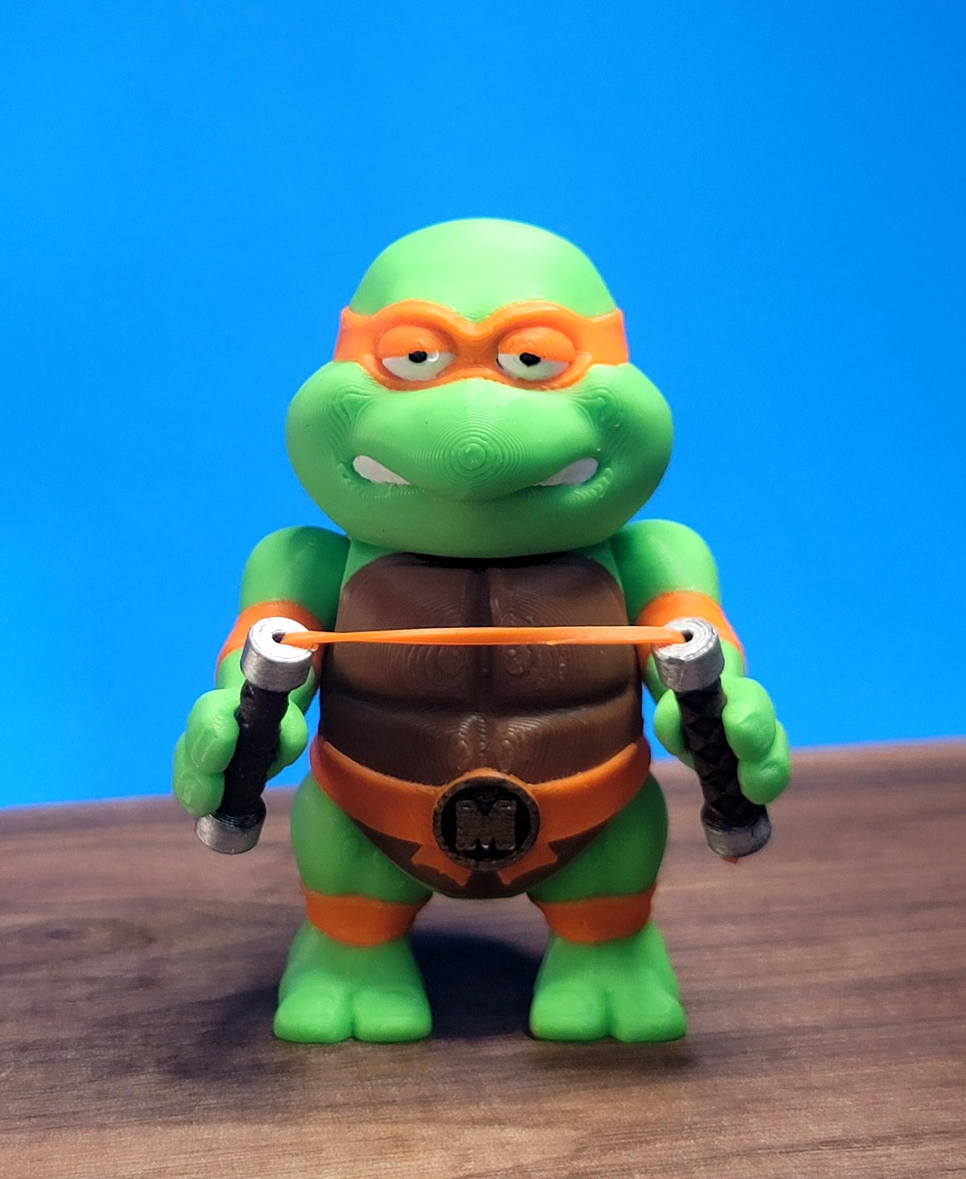 Leonardo and Michelangelo Fexi Combo Pack 3d model