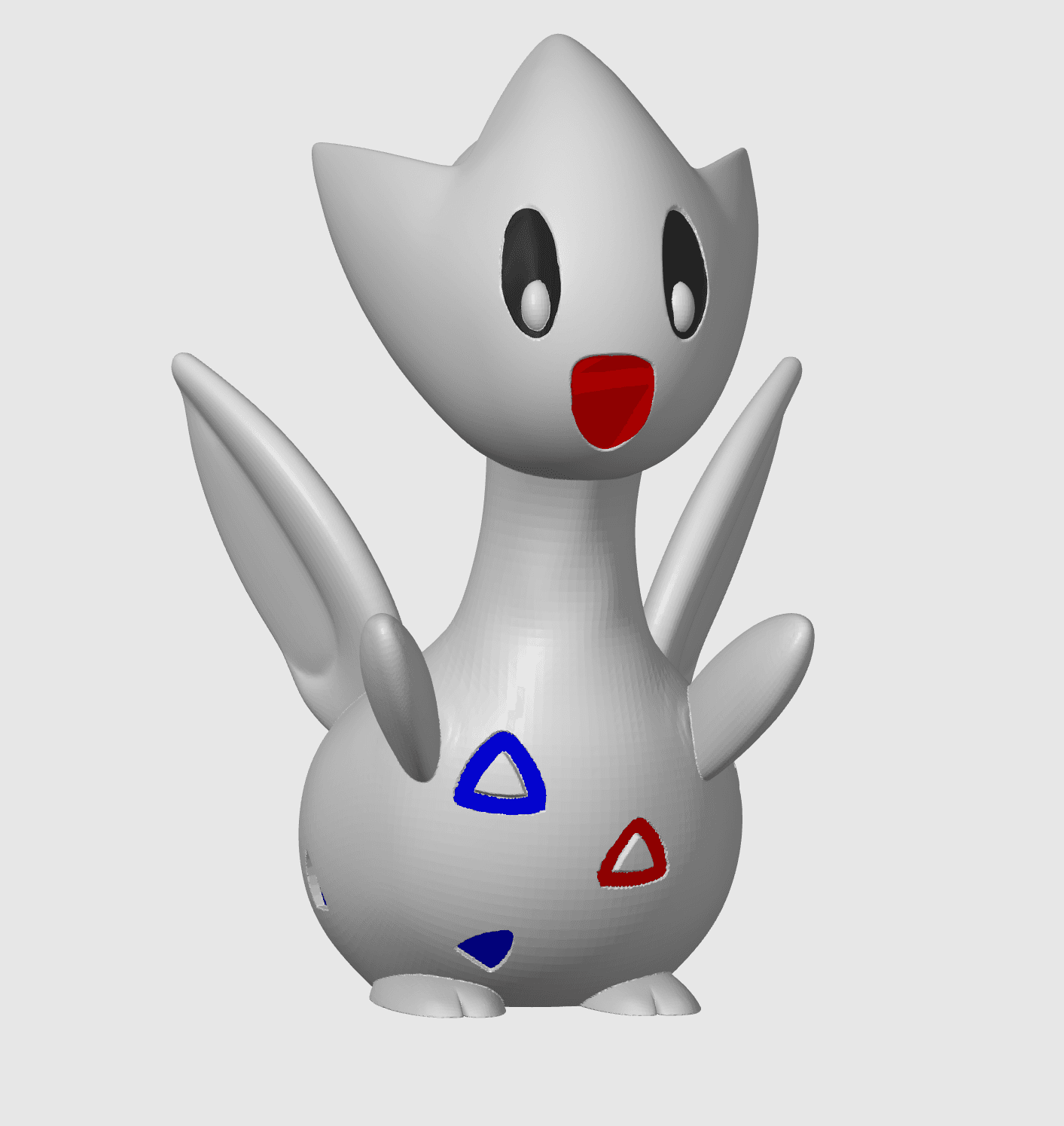 Togetic Pokemon (No support) 3d model