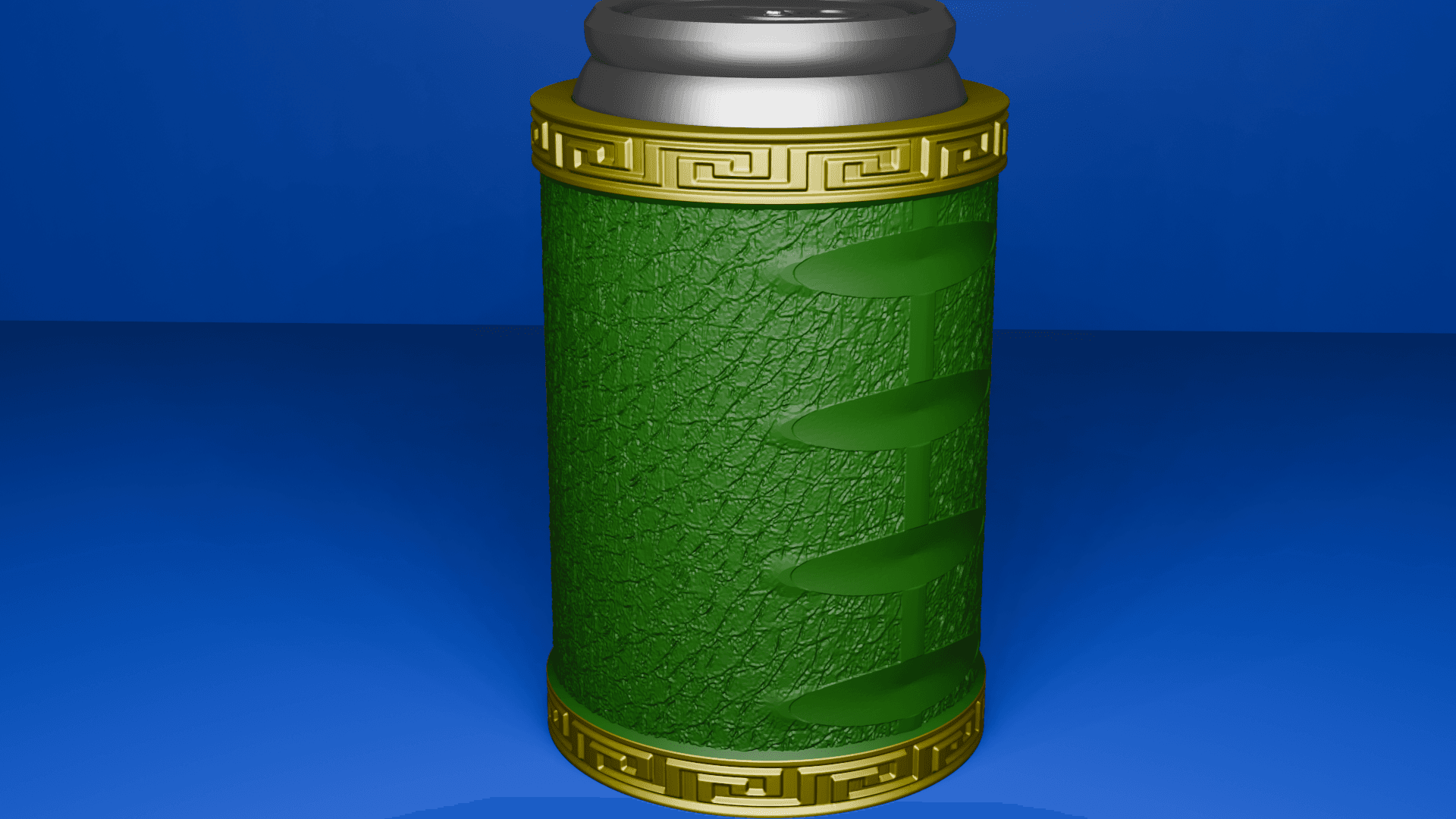 Dragon Leather Beer Can Holder / Koozie 3d model