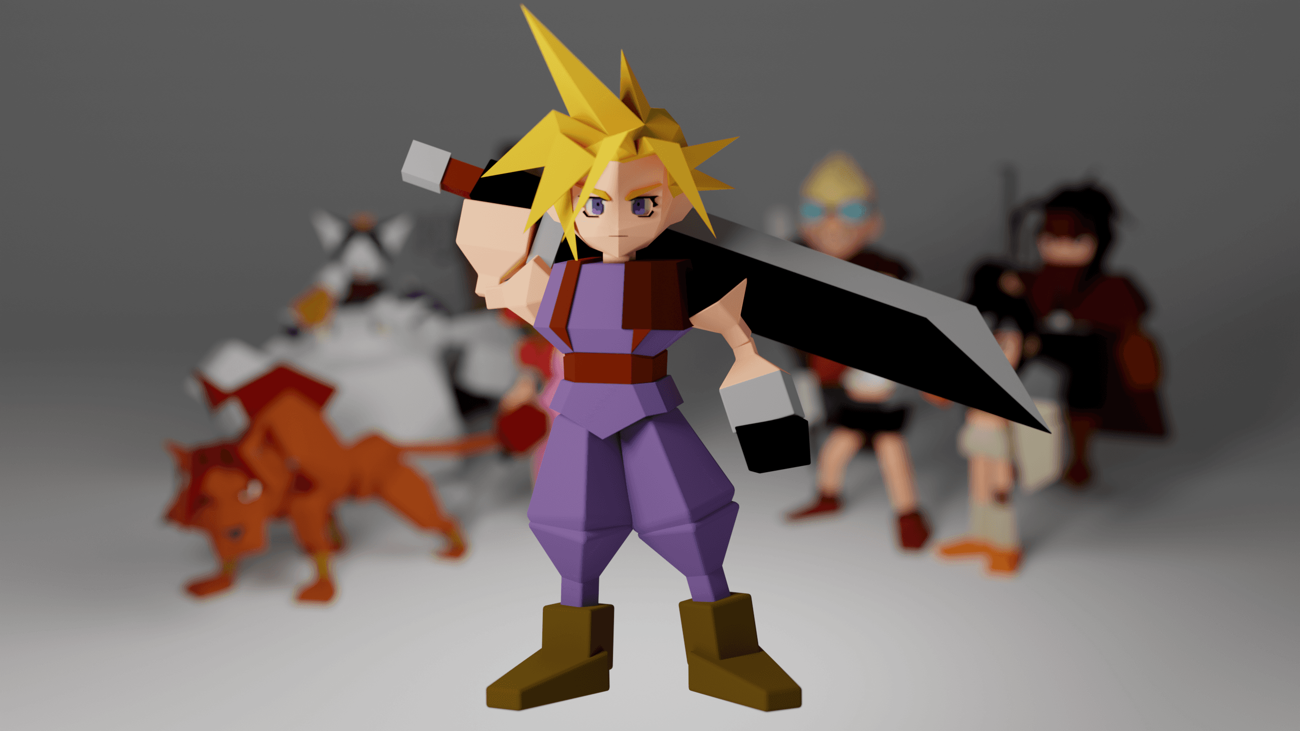 Cloud -Final Fantasy 7 3d model