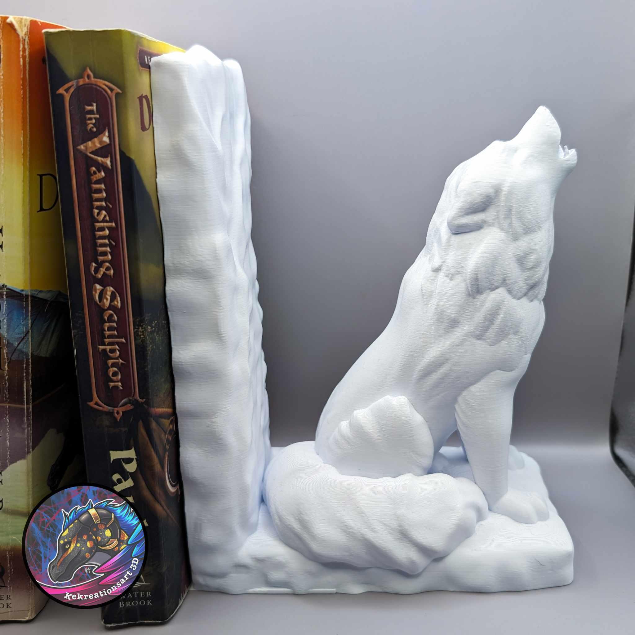 Wolf Bookend 3d model