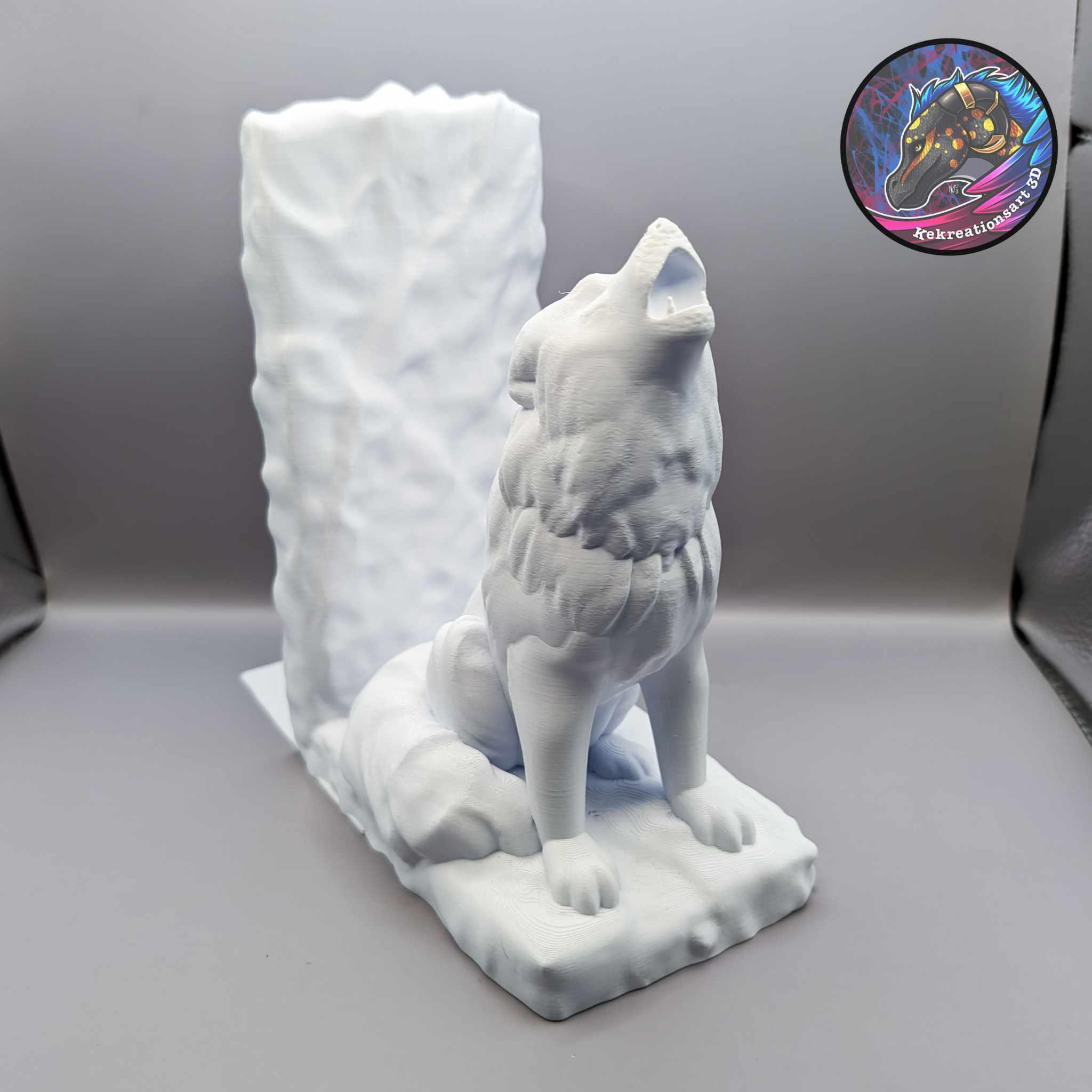 Wolf Bookend 3d model