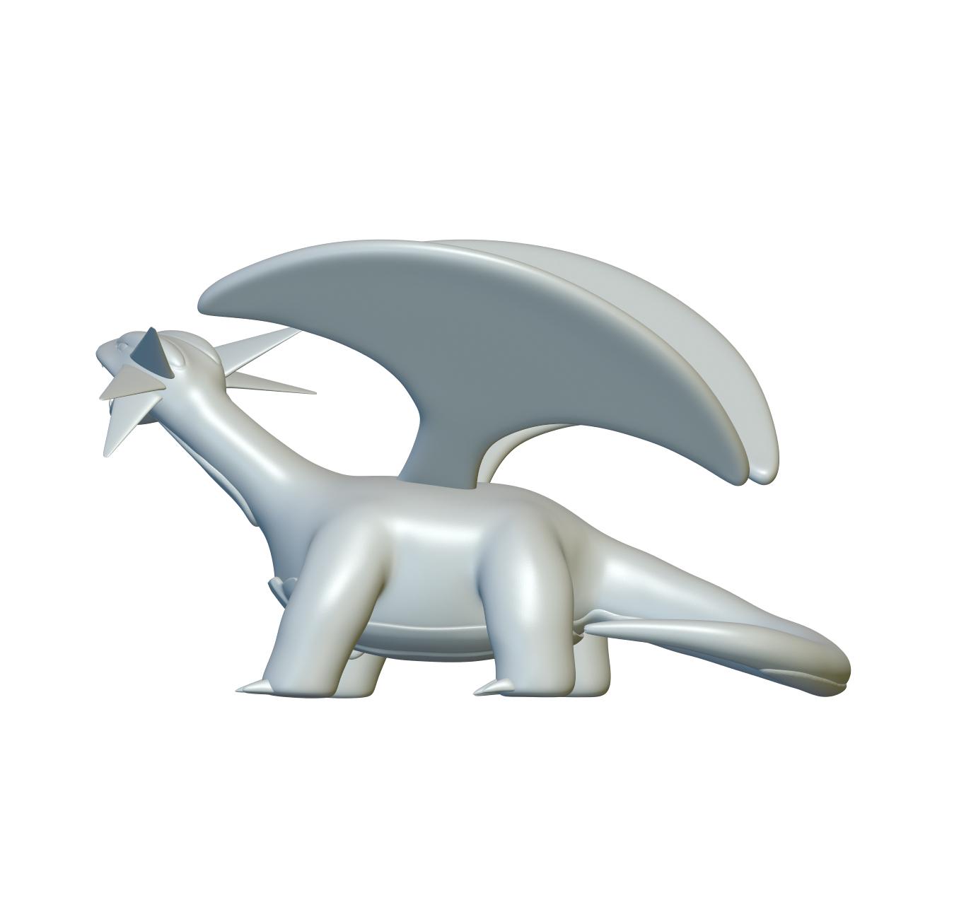 Pokemon Salamence #373 - Optimized for 3D Printing 3d model