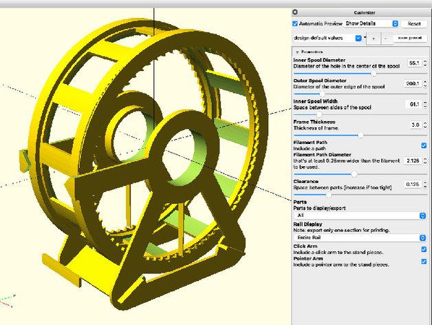 Random Decision Wheel (OpenSCAD) 3d model