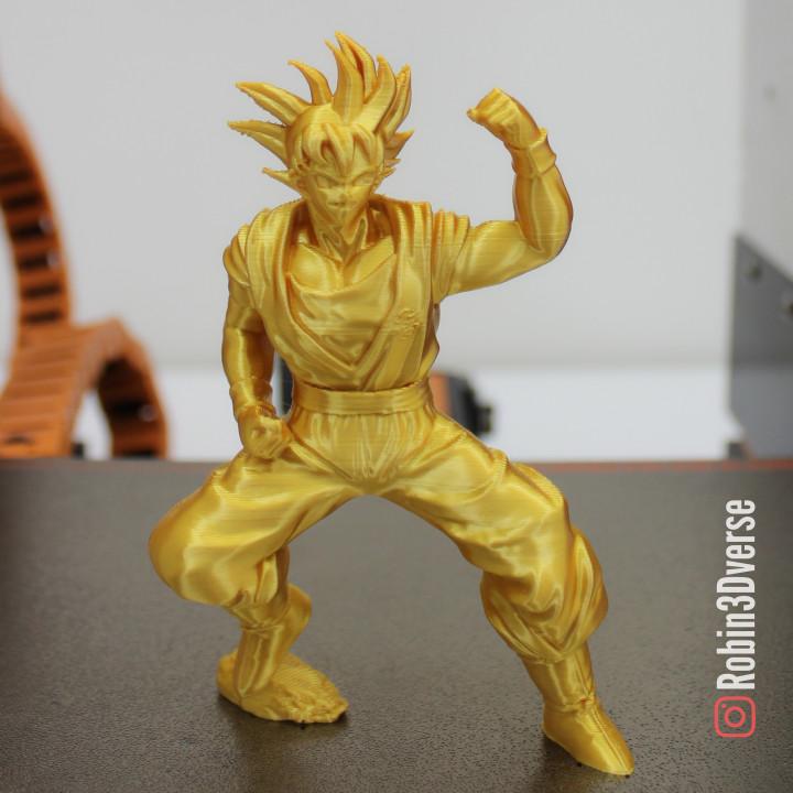 Goku Fight Pose Support Free Remix - Timelapse: https://youtu.be/Gjr3EY0II_s - 3d model