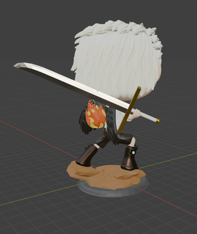 Seraphim Hawk Funko style 3d model