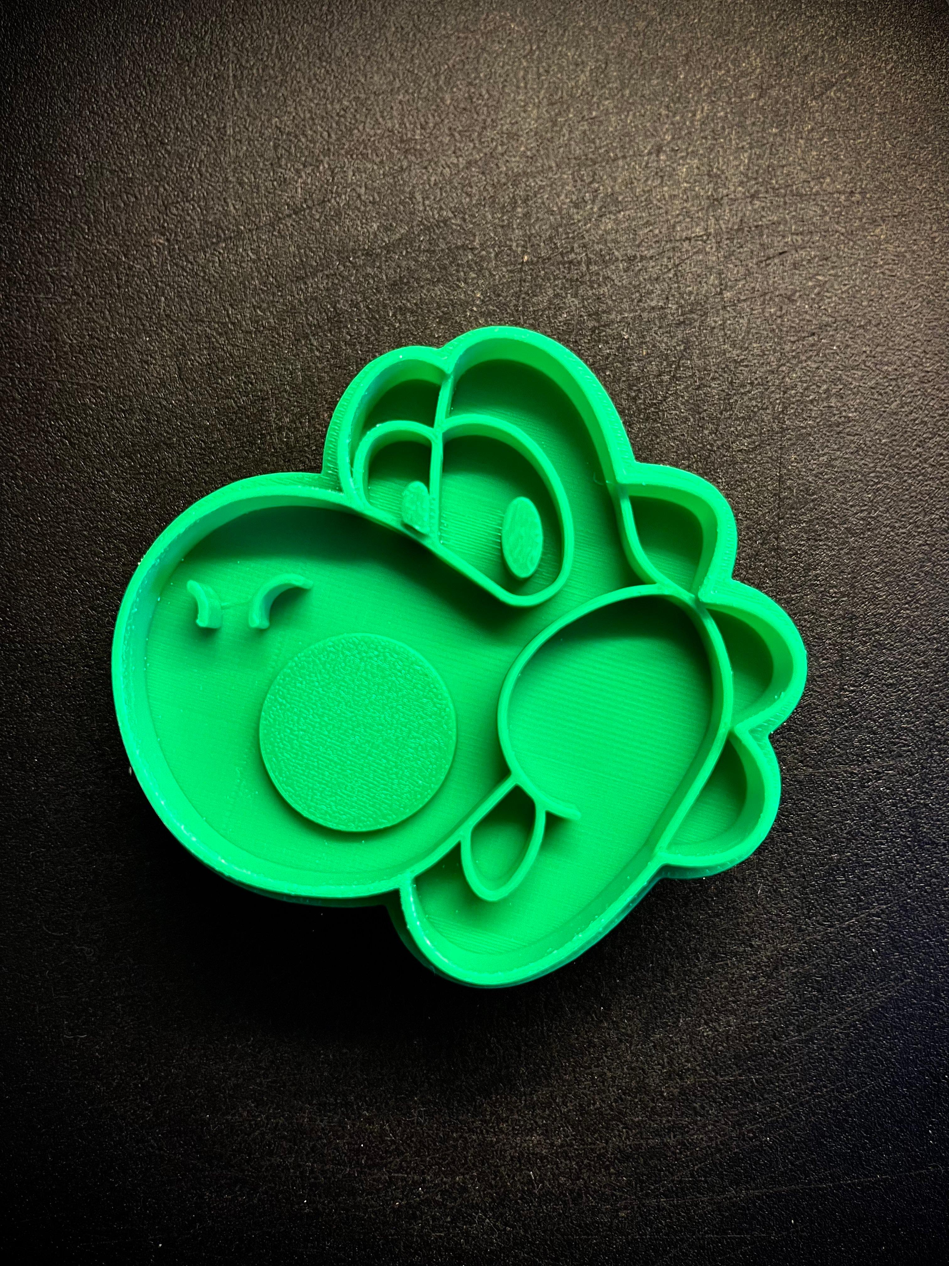 Super Mario Yoshi - cookie cutter 3d model