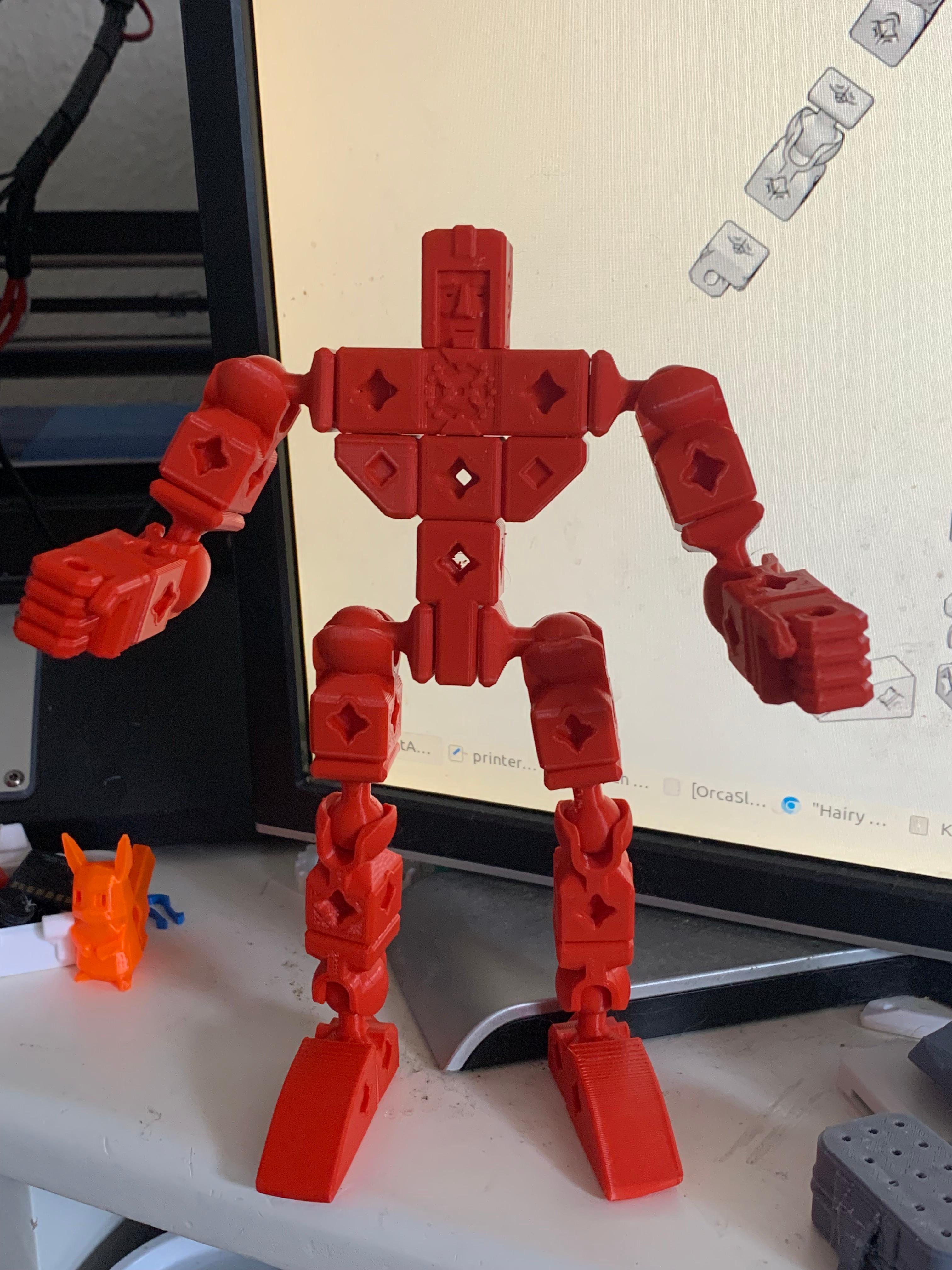 PrintABlok:Battlemecha Frame with basic pilot Articulated KitBash Model - Love the design of this!!!
Thanks for sharing it! - 3d model