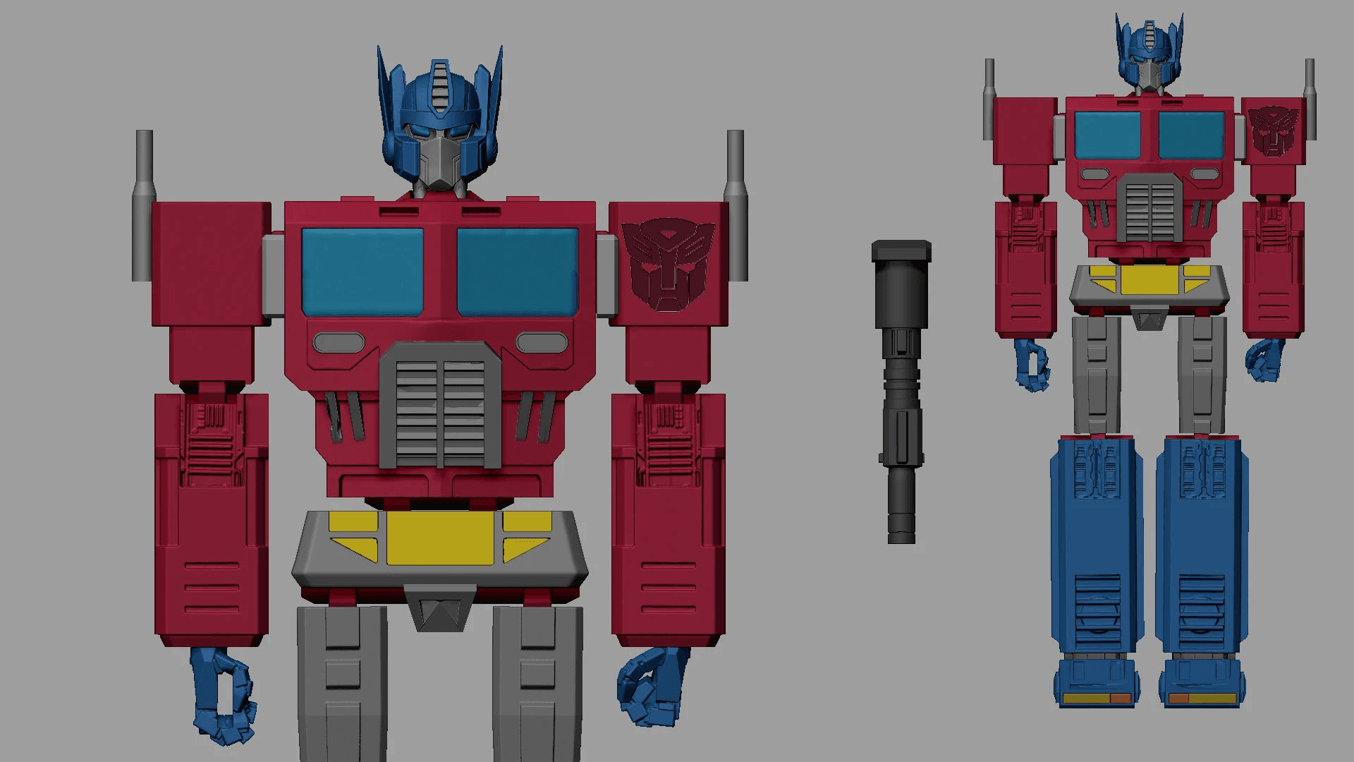 G1 Optimus Prime Statue 3D Print File STL 3d model