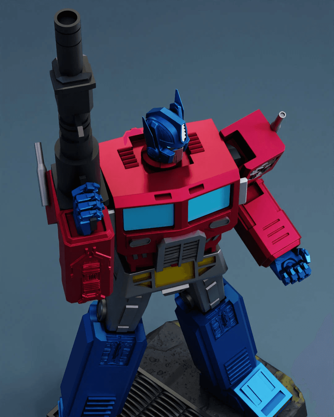 G1 Optimus Prime Statue 3D Print File STL 3d model