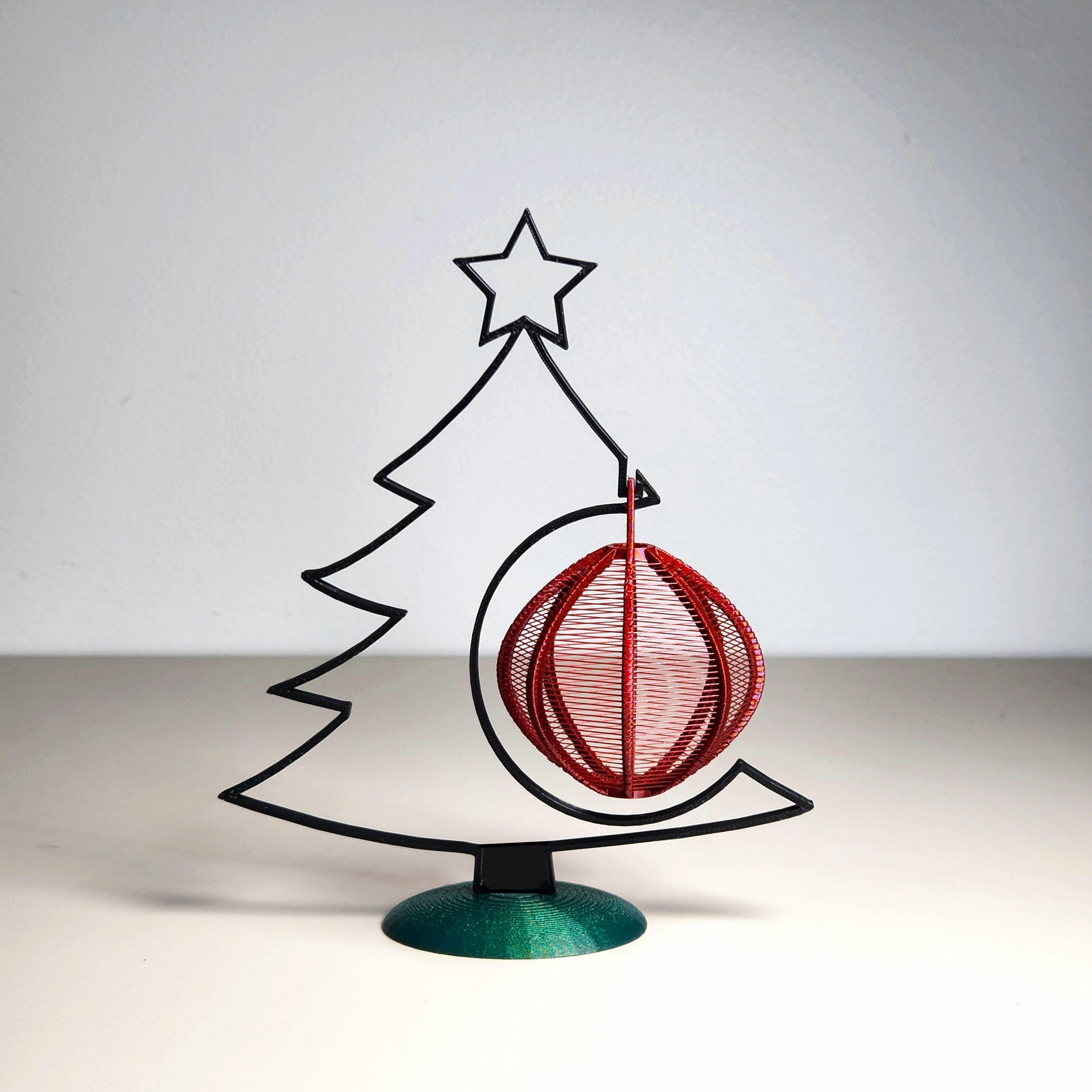 Minimalist Christmas Tree Bauble Display Stand (2 versions) 3d model