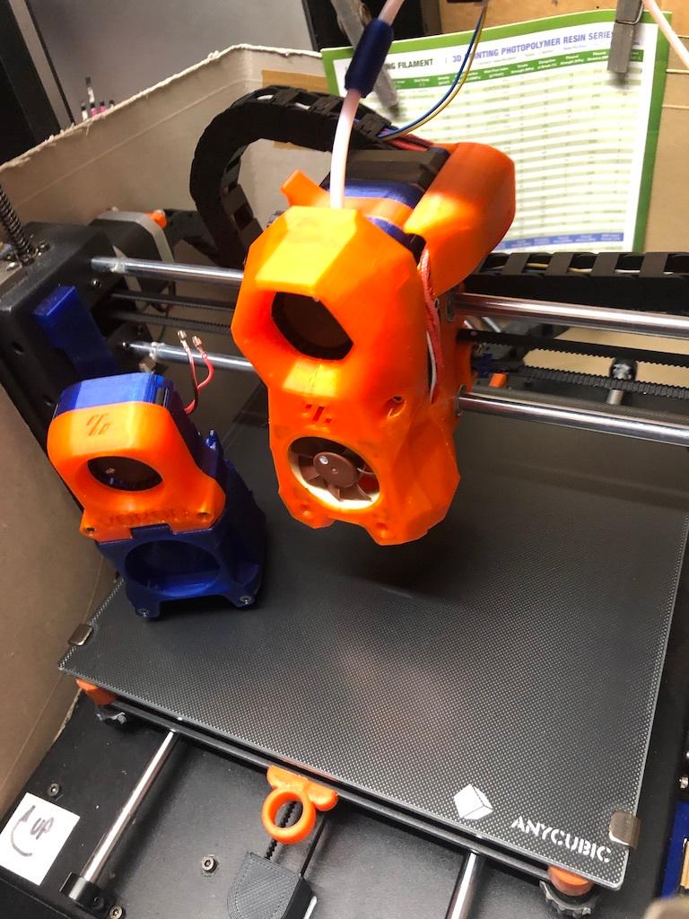 Anycubic Mega Series, VORON afterburner mods 3d model