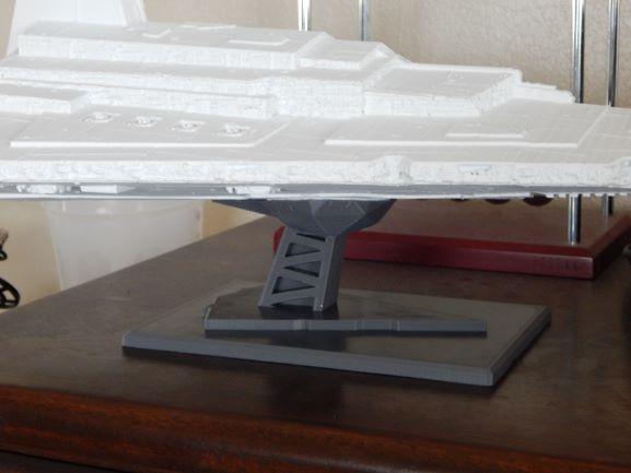 Imperial Star Destroyer stand 3d model