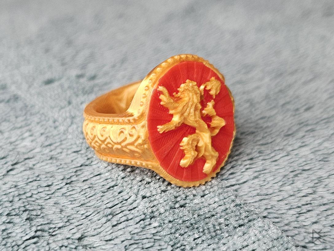 Lannister Ring Signet - Game of Thrones 3d model