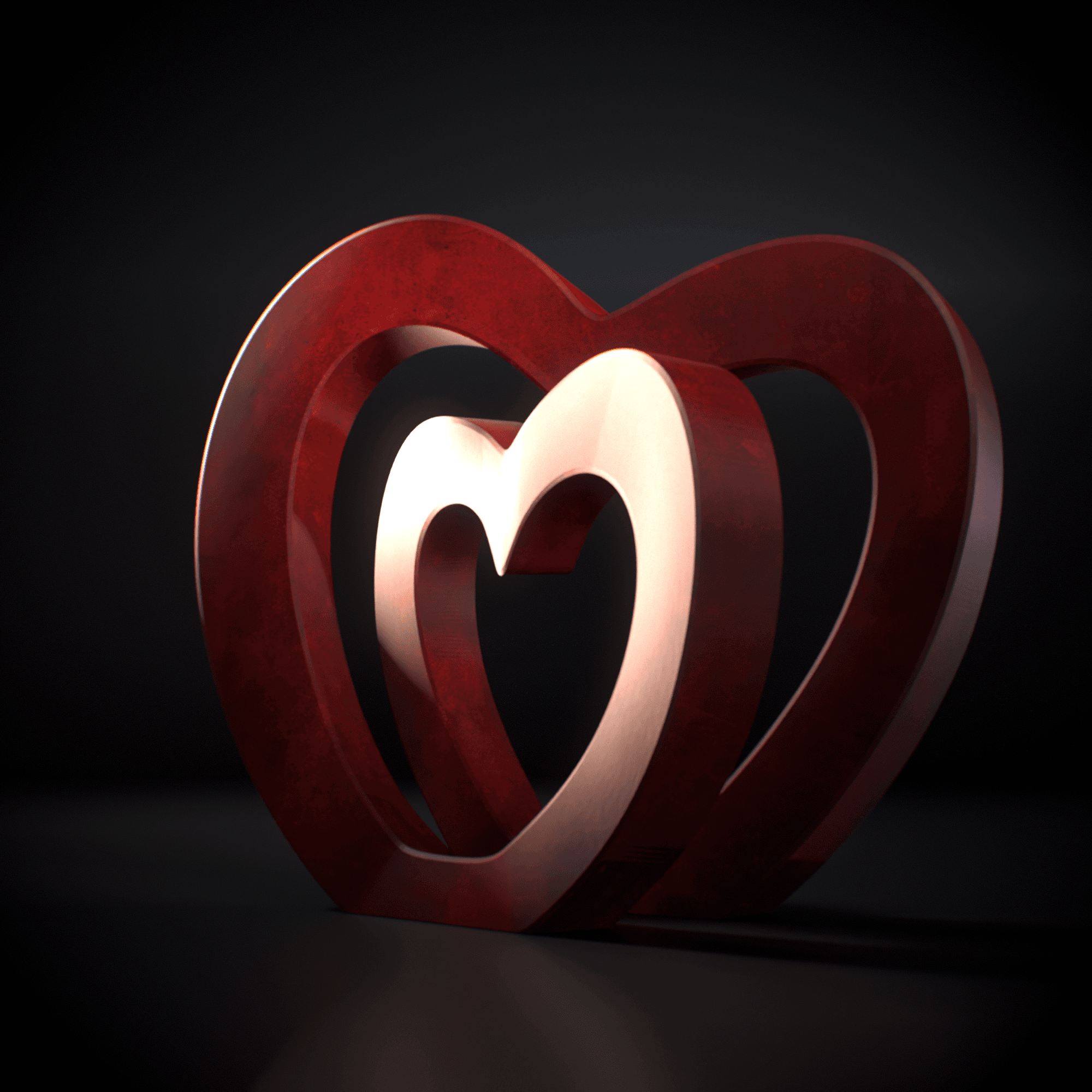 INFINITE LOVE  - Awesome heart deco for your home by TinyMakers3D 3d model