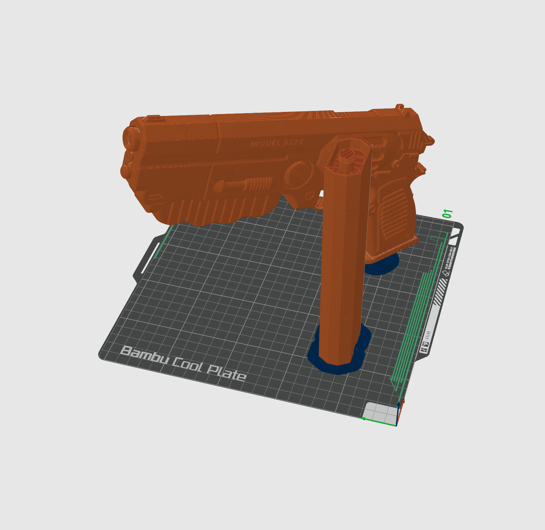 Fallout 10mm Pistol 1 3d model