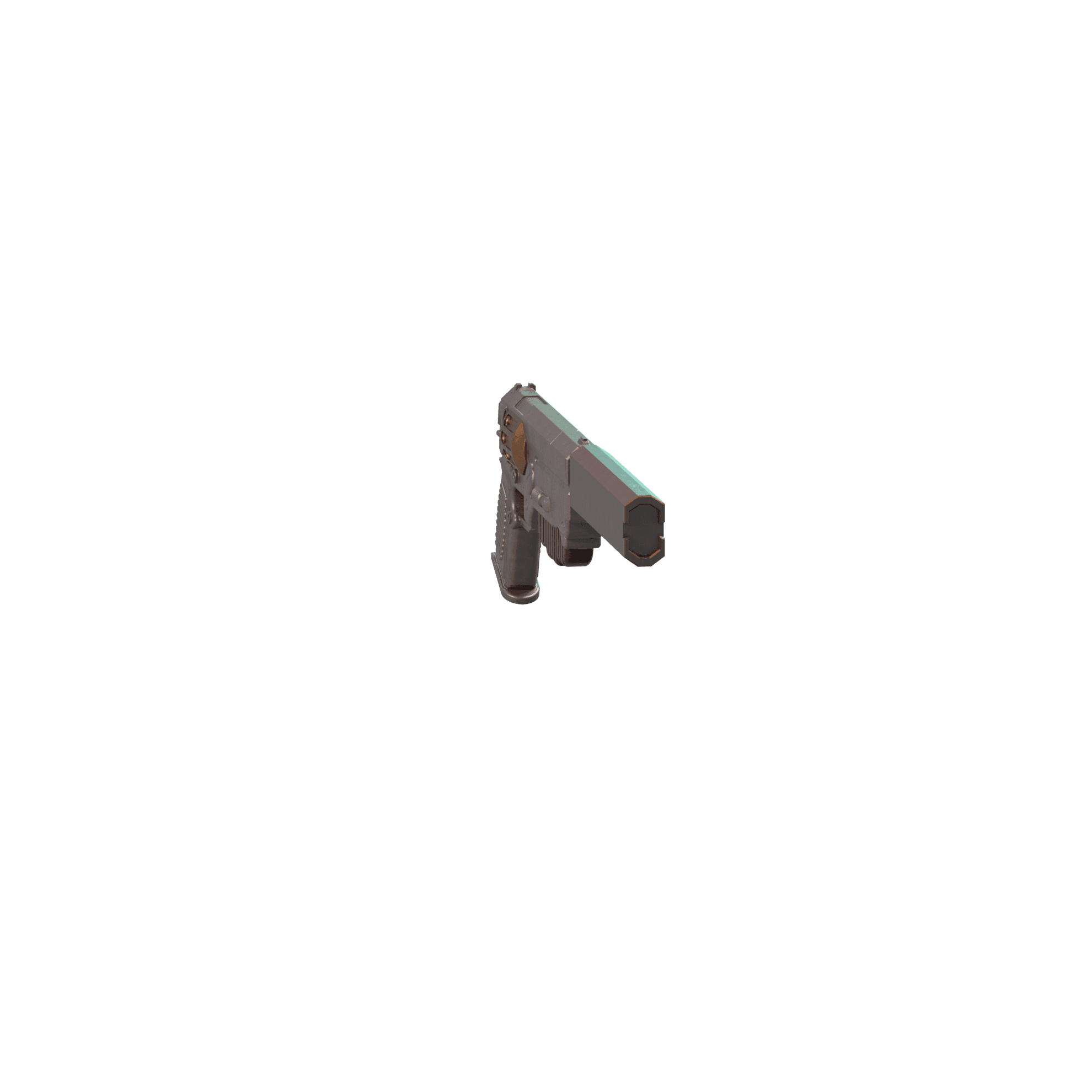 Fallout 10mm Pistol 1 3d model