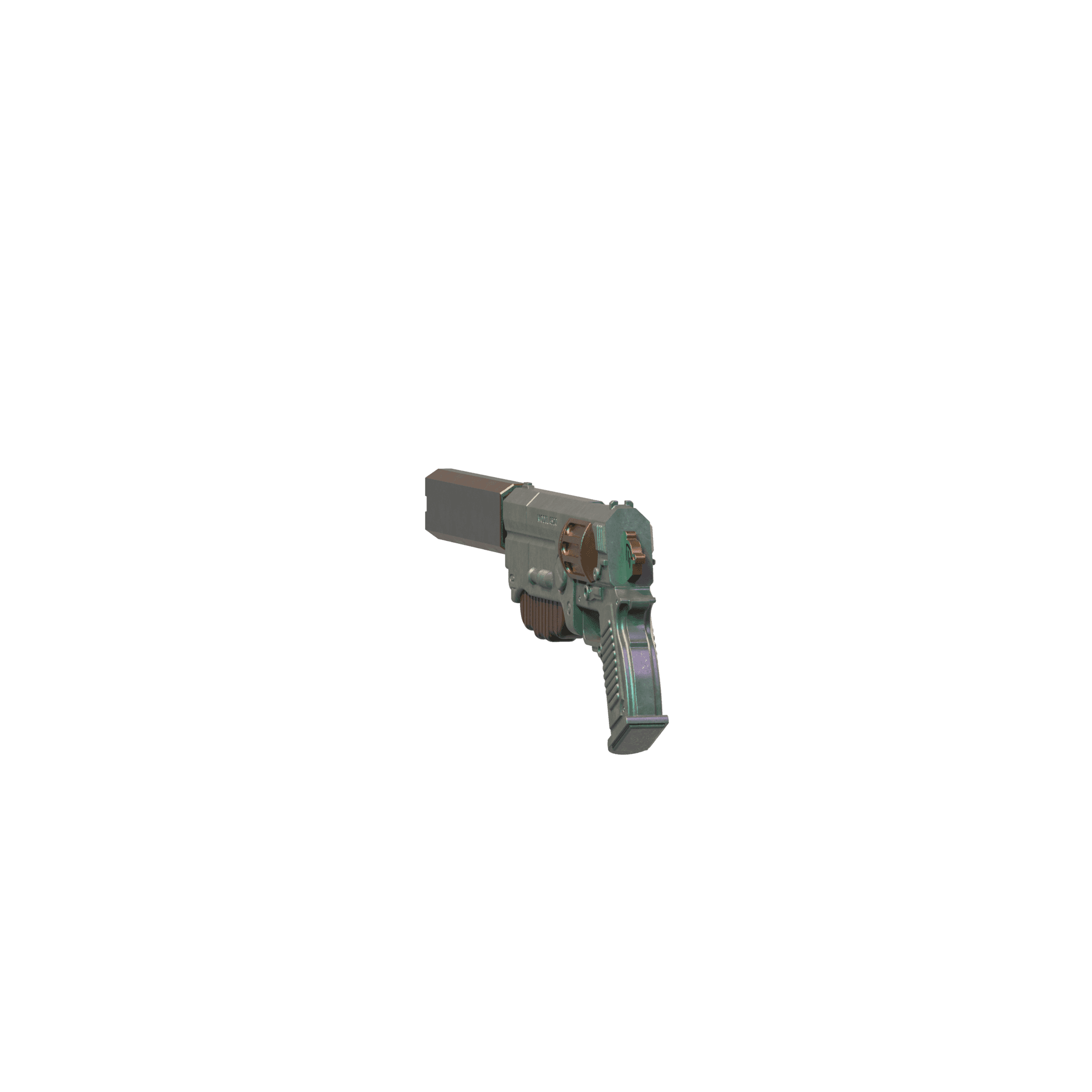 Fallout 10mm Pistol 1 3d model