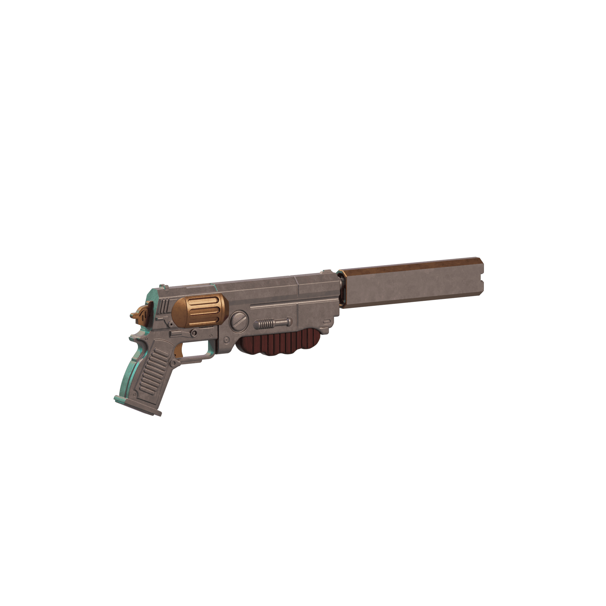 Fallout 10mm Pistol 1 3d model