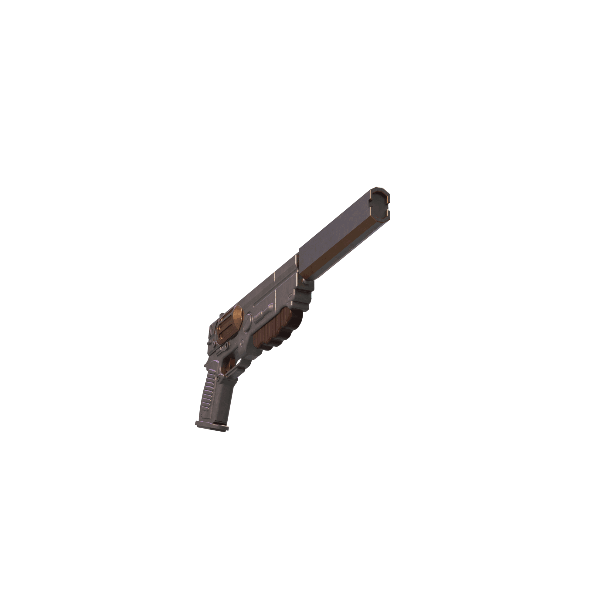 Fallout 10mm Pistol 1 3d model