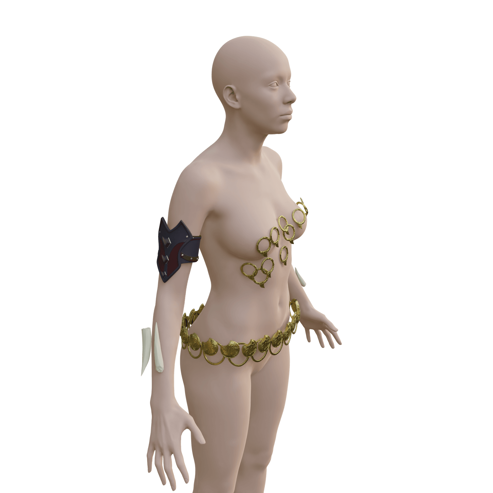 KARLACH ACCESSORIES SET BALDURS GATE 3 3d model