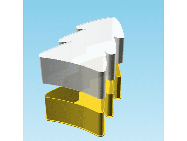 Tree Icons 00C4, nestable box (v2) 3d model