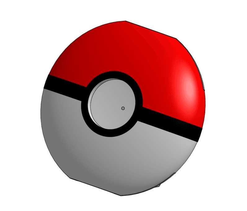 Pokéball / Pokémon Go Plus + Protective Case 3d model