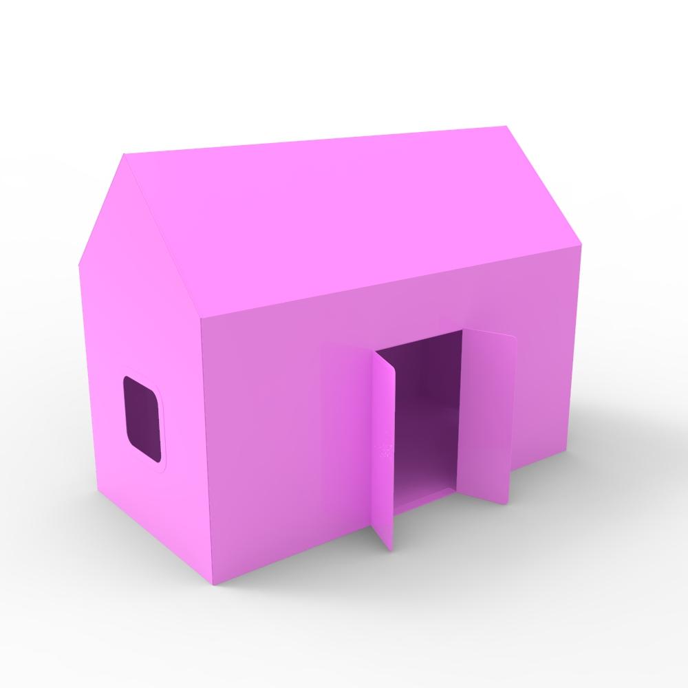 House with Sheet Metal 3d model