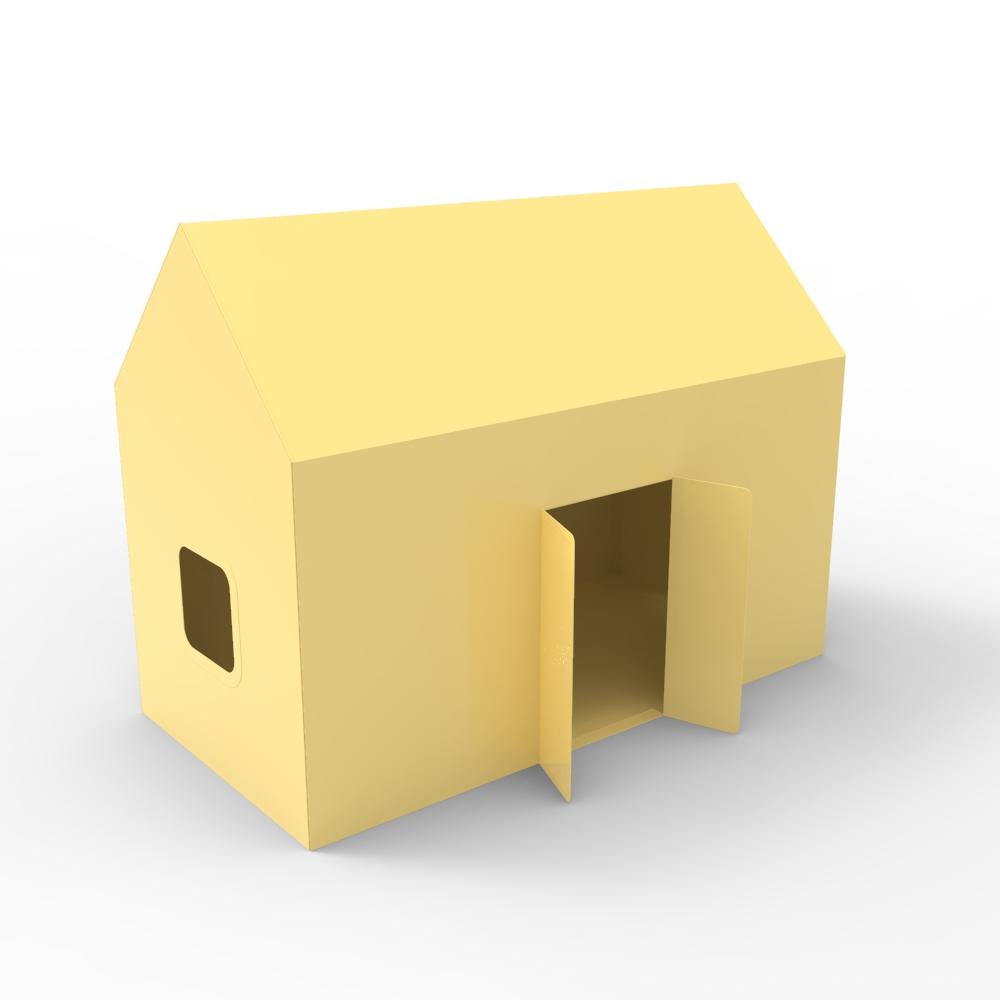 House with Sheet Metal 3d model