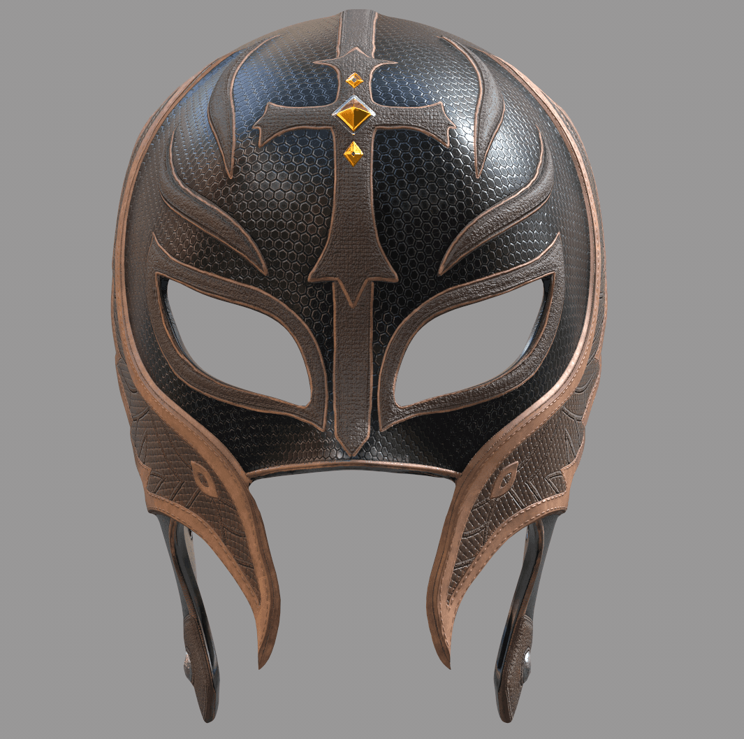 Wrestler Mask 3d model