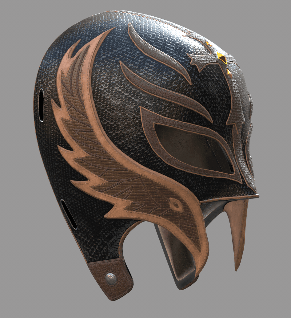 Wrestler Mask 3d model