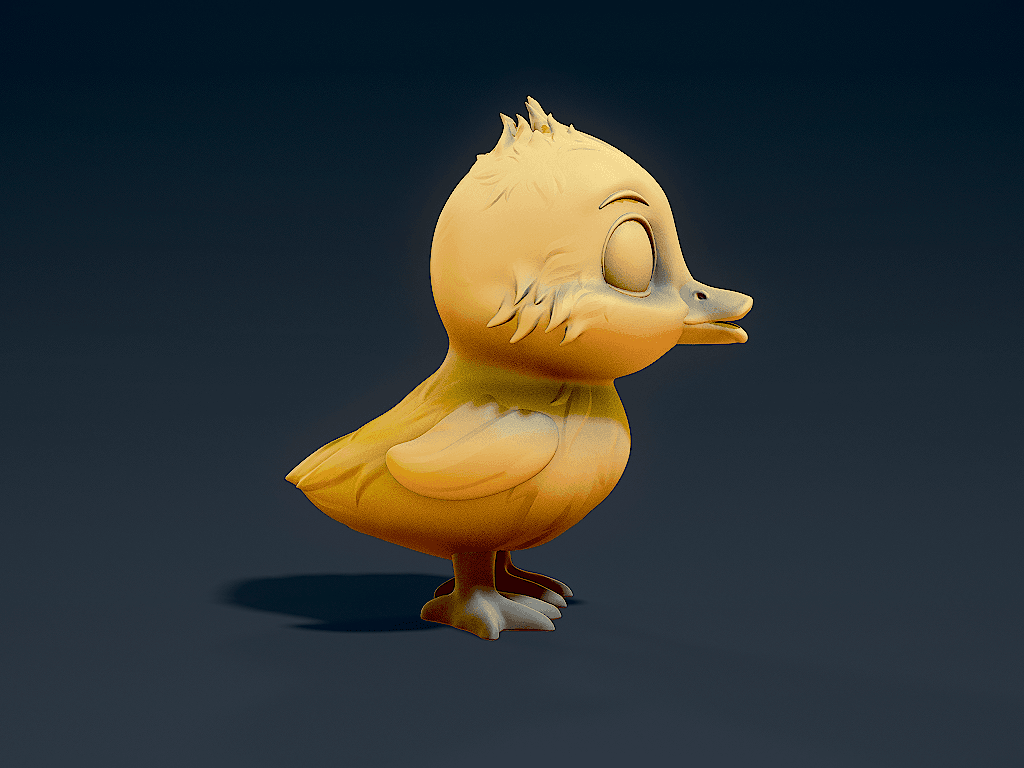 Cute_duckling_1 3d model