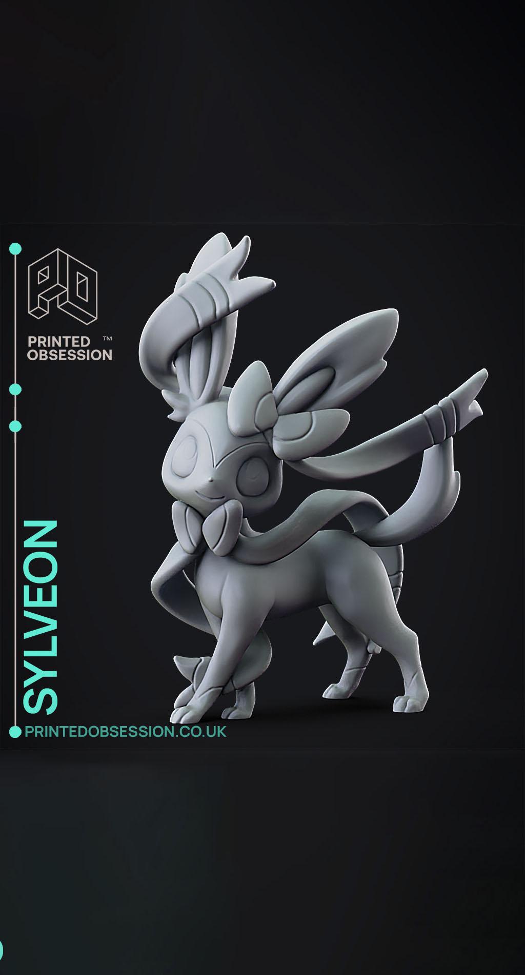 Sylveon - Pokemon - Fan Art 3d model