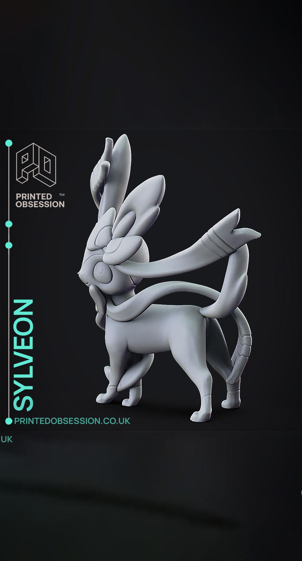 Sylveon - Pokemon - Fan Art 3d model