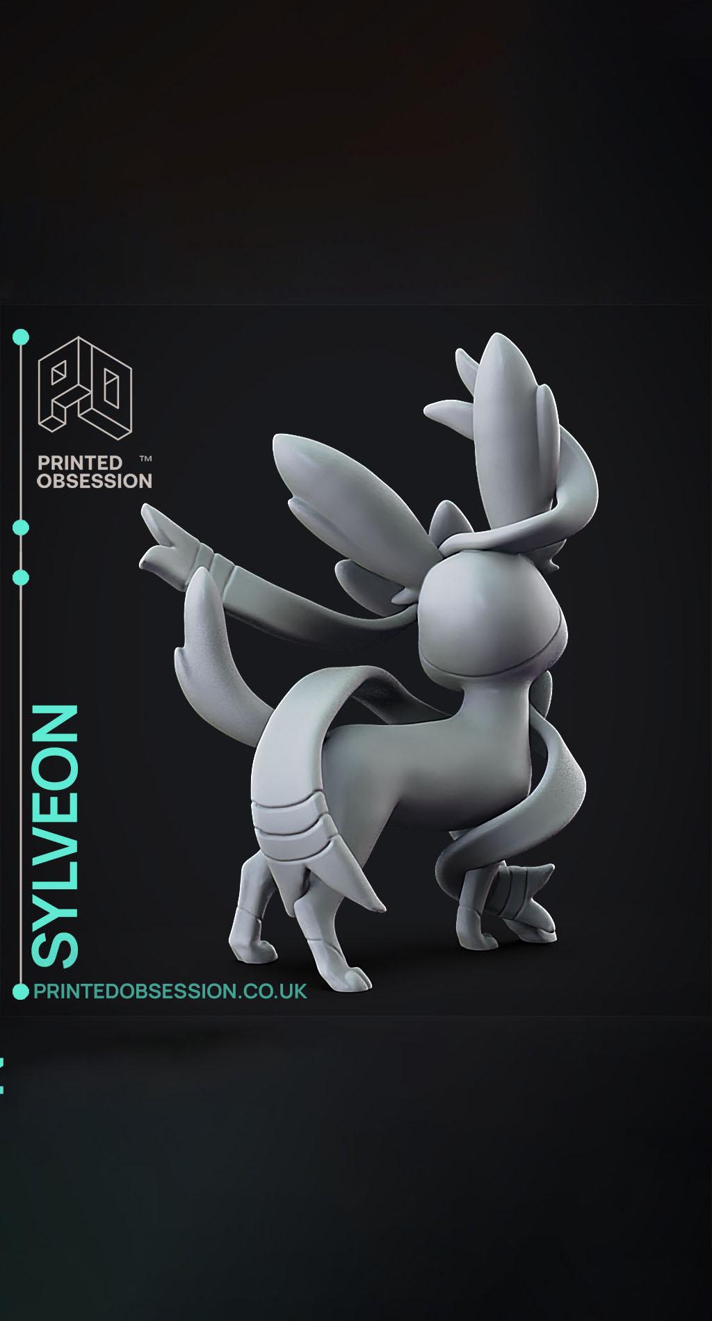 Sylveon - Pokemon - Fan Art 3d model