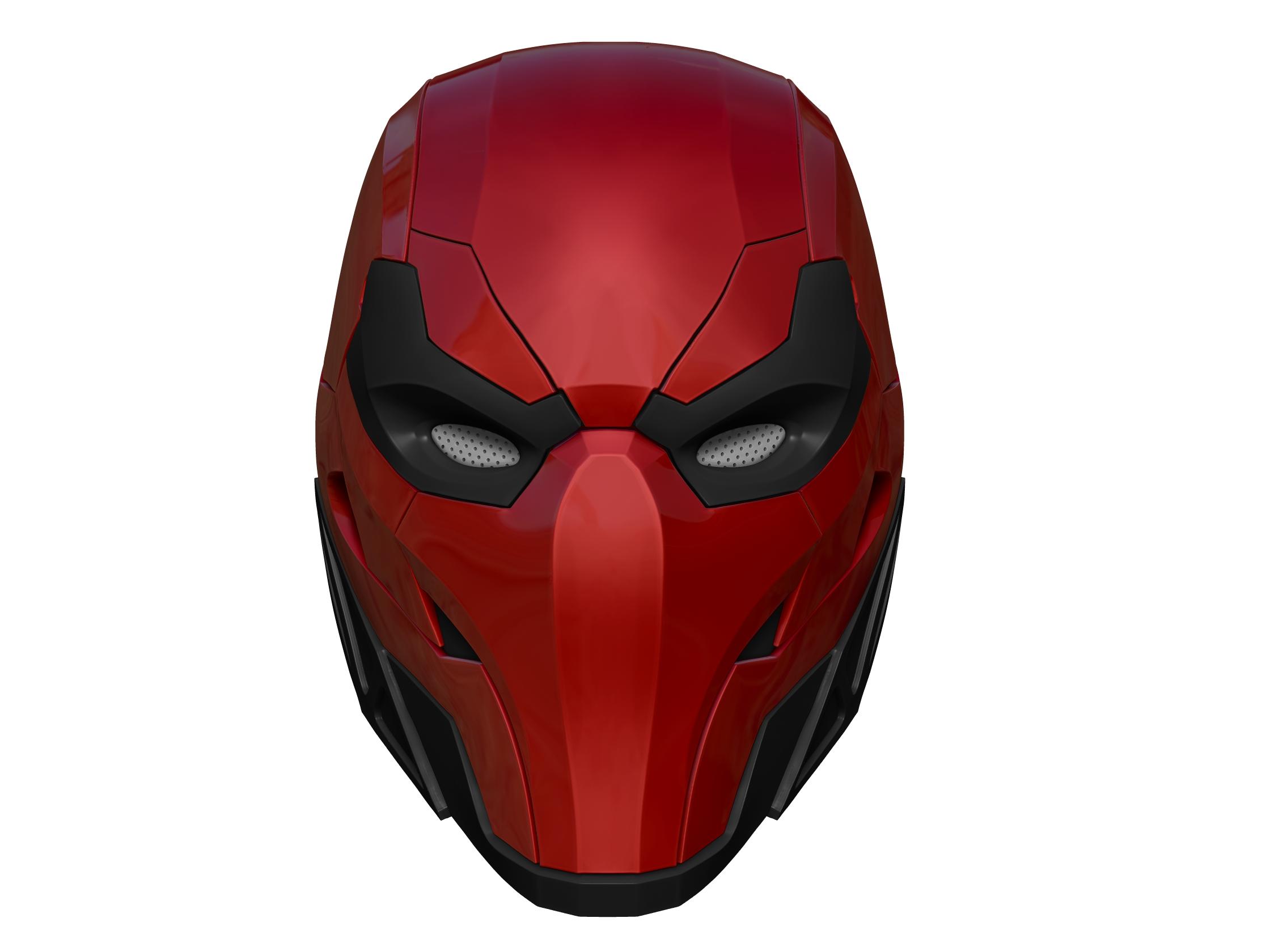 Red Hood Helmet 3d model