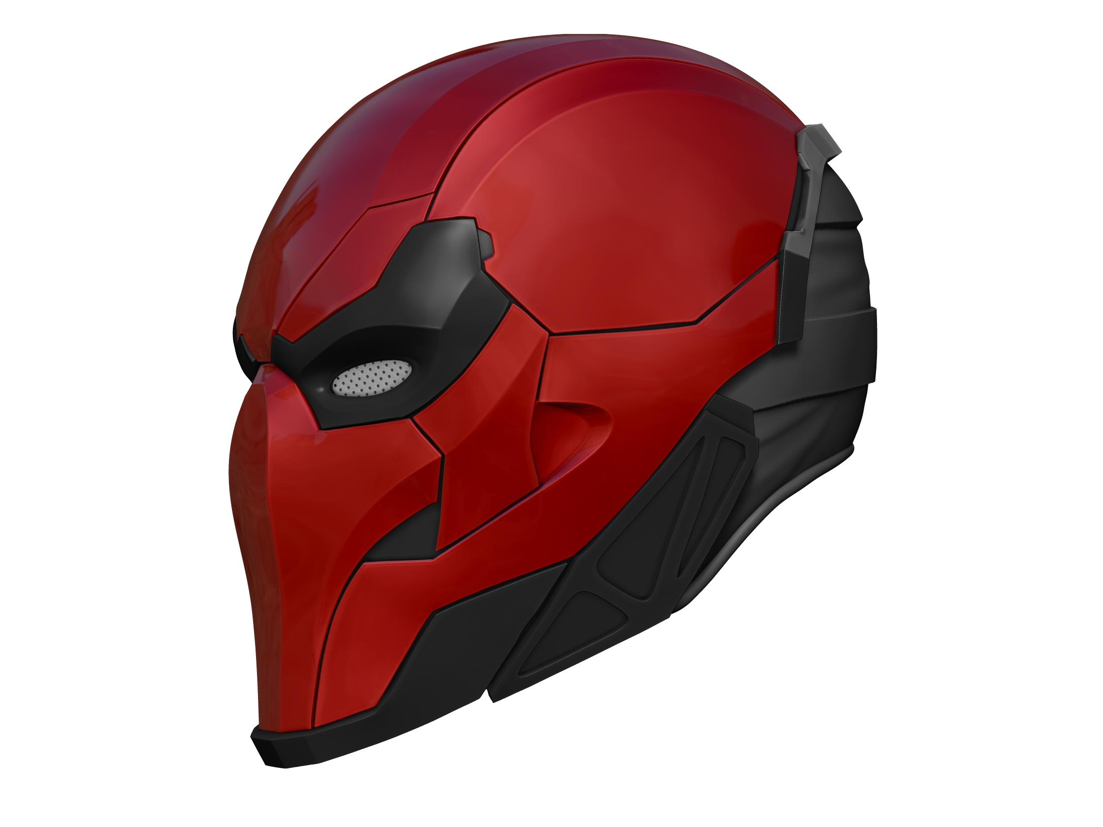 Red Hood Helmet 3d model