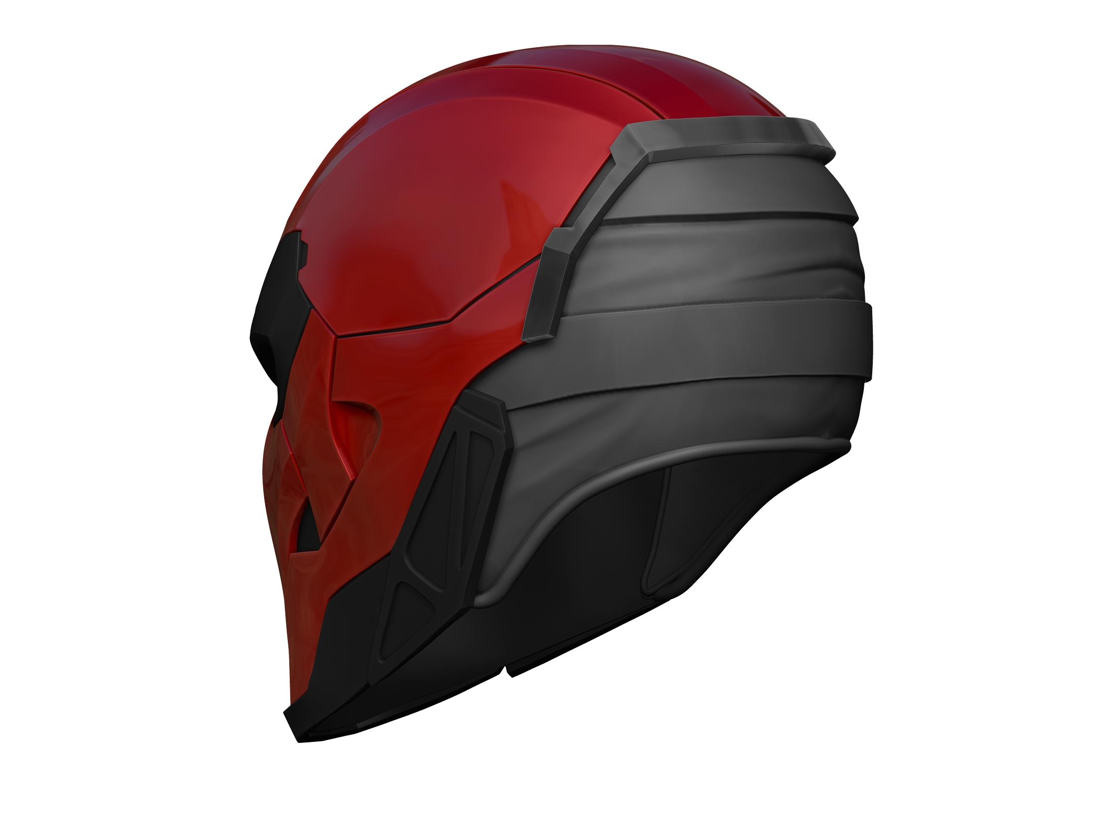 Red Hood Helmet 3d model