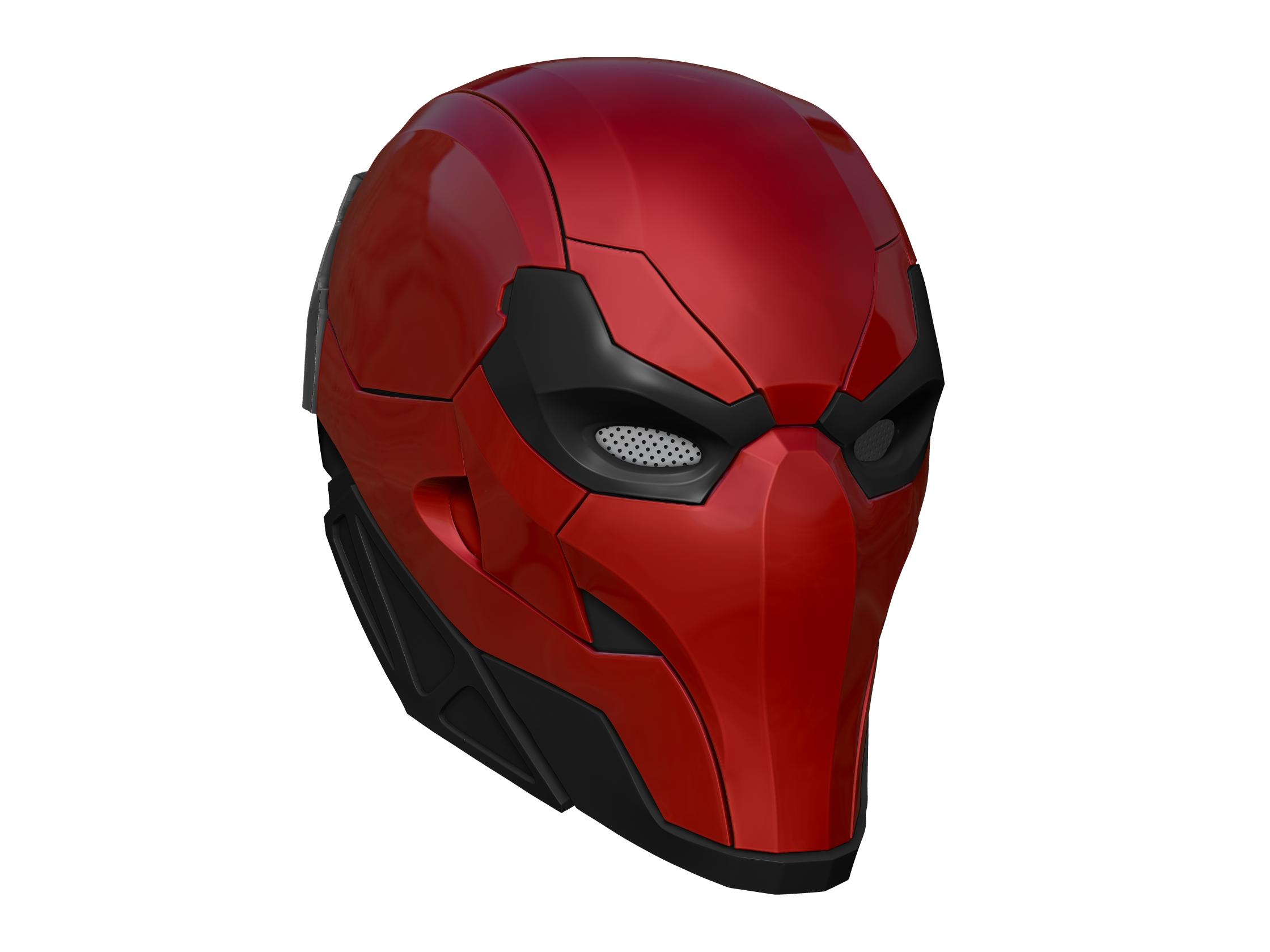 Red Hood Helmet 3d model