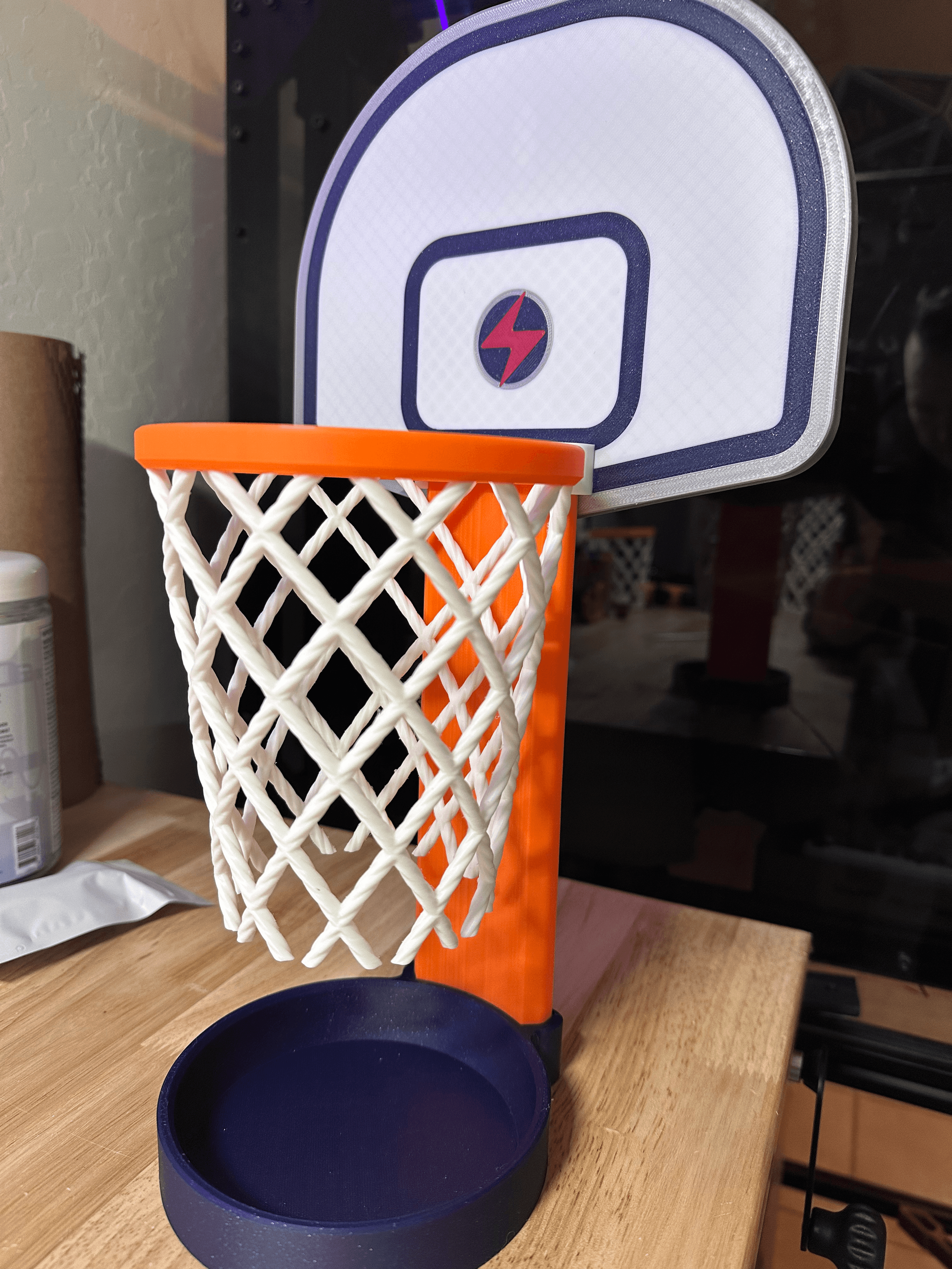 Basketball Hoops - Wall/Desk Game LS3DP Logo Edition 3d model