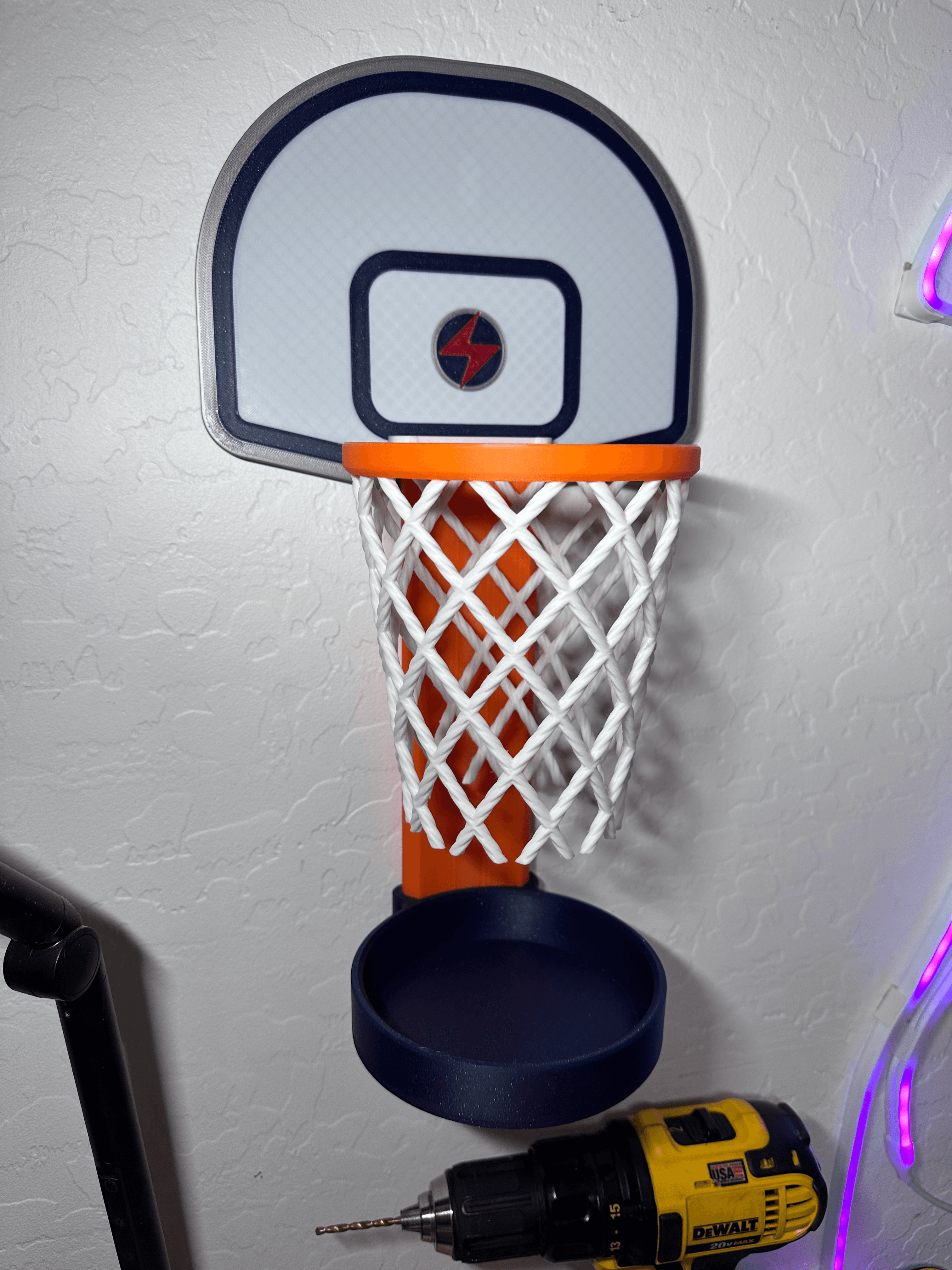 Basketball Hoops - Wall/Desk Game LS3DP Logo Edition 3d model