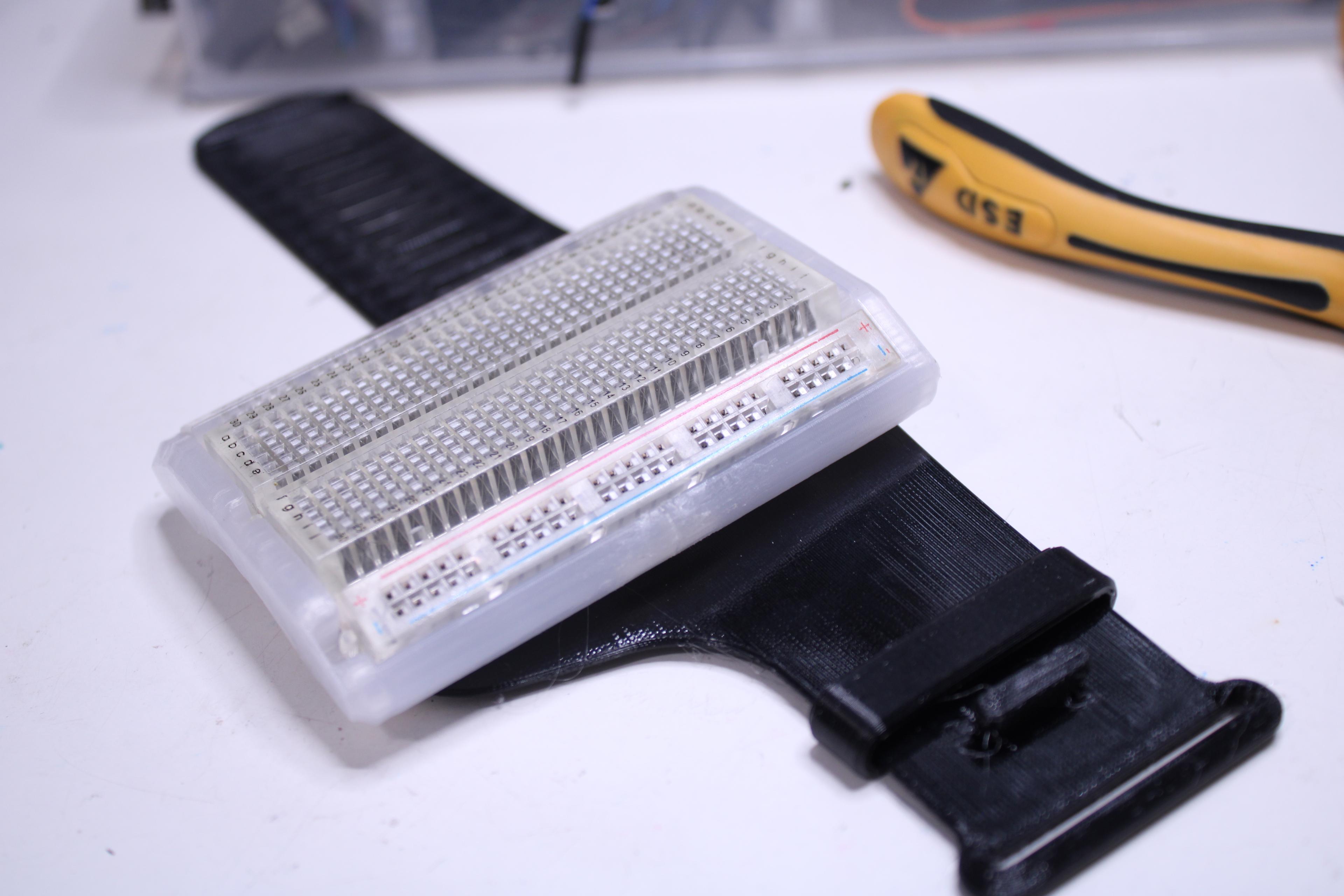 WearaBreadboard - Breadboard On Your Wrist - 😗👌 - 3d model