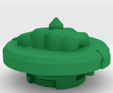 BEYBLADE HULK | COMPLETE | MARVEL SERIES 3d model