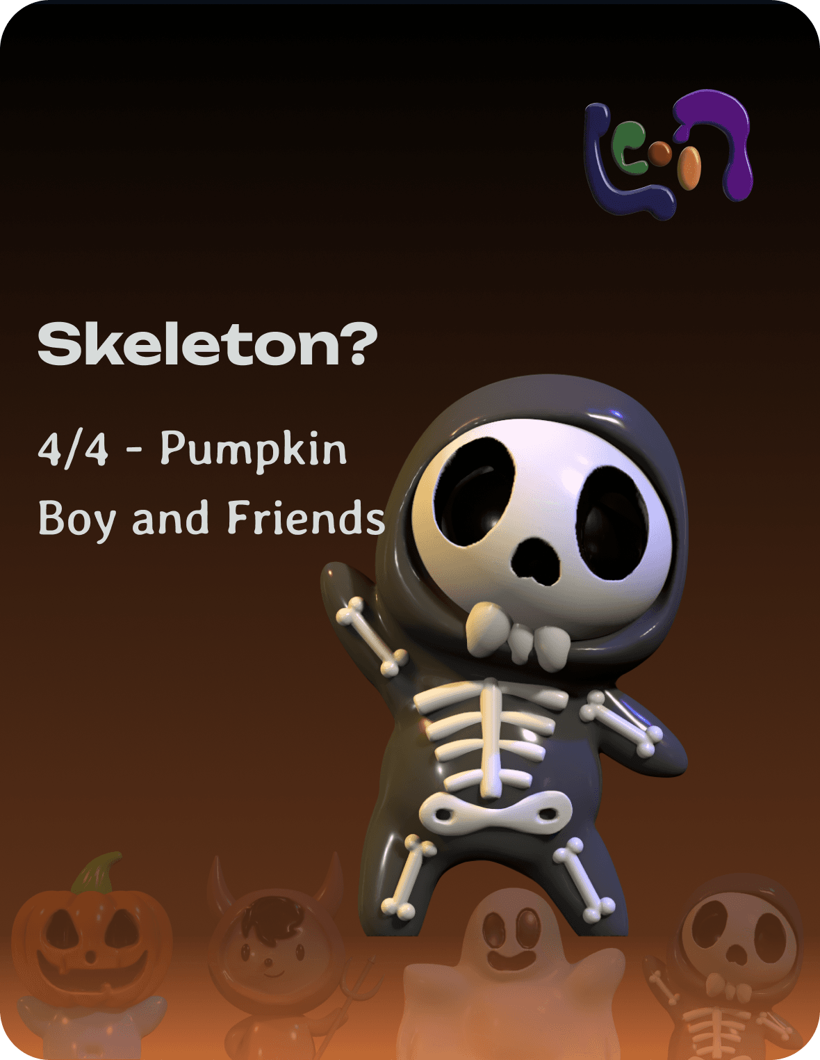 Skeleton? - Halloween Figure - 4/4 3d model