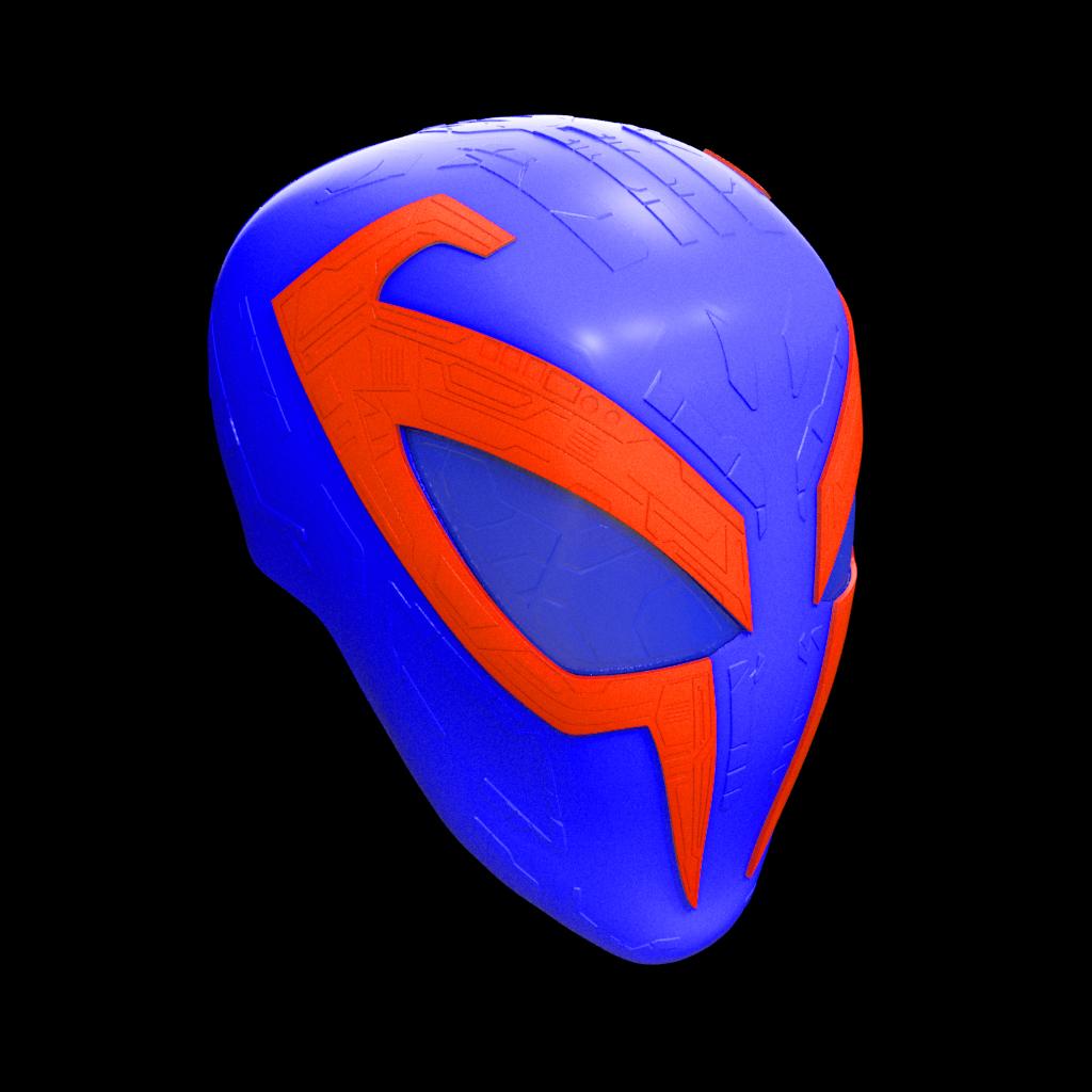 Spiderverse Spiderman 2099 FaceShell 3d model