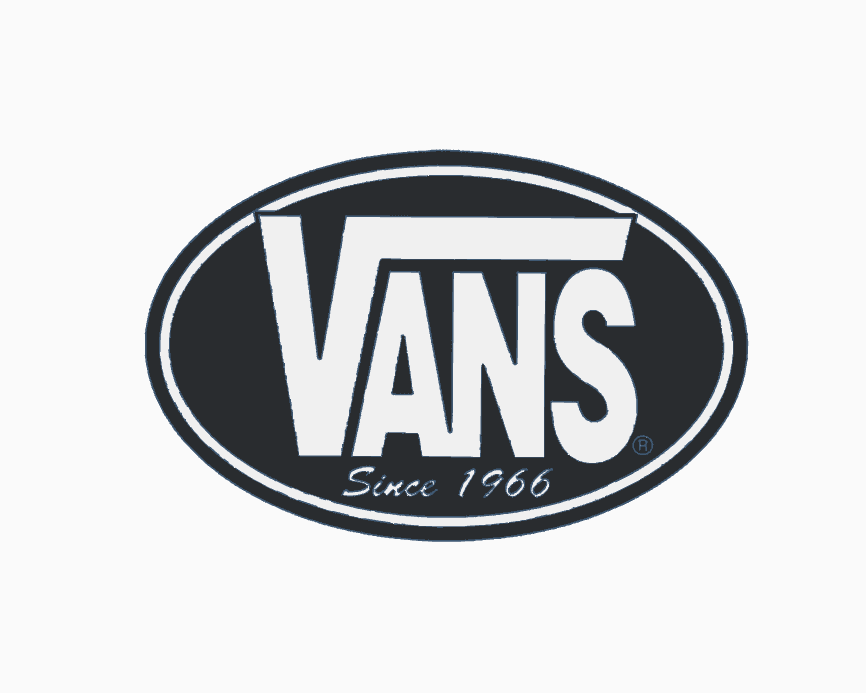 Vans logo 3d model