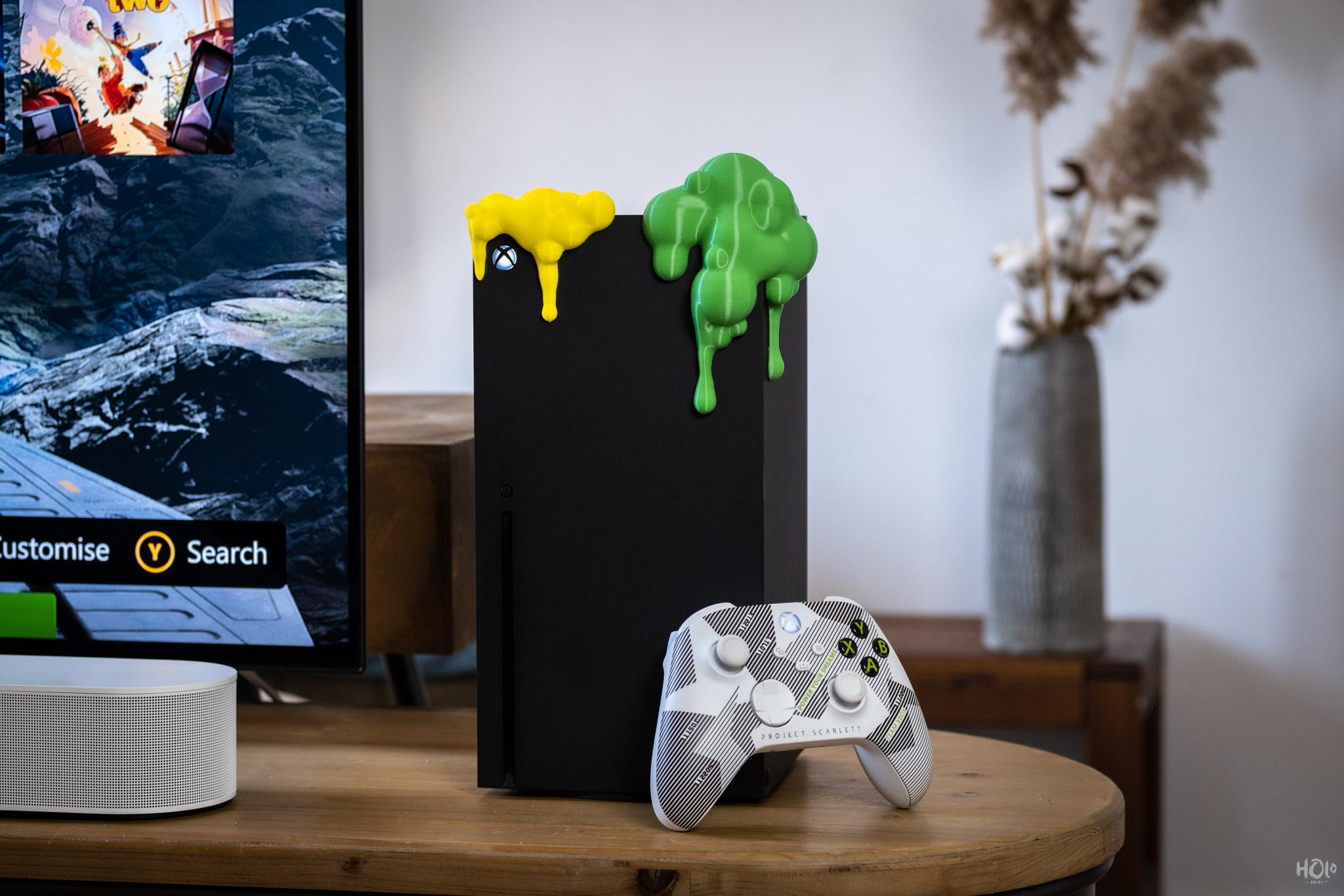 Xbox Series X Slime Decor 3d model